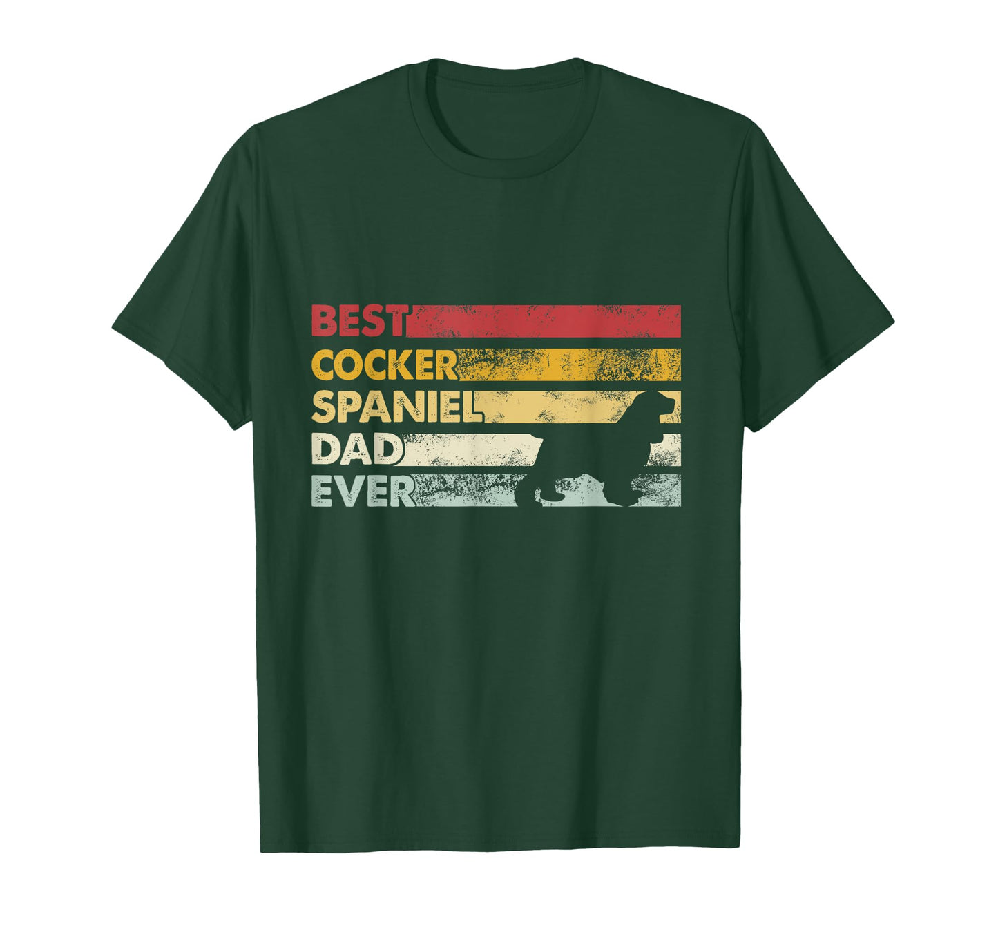 Best Dog Dad Ever - Father Cocker Spaniel T-Shirt