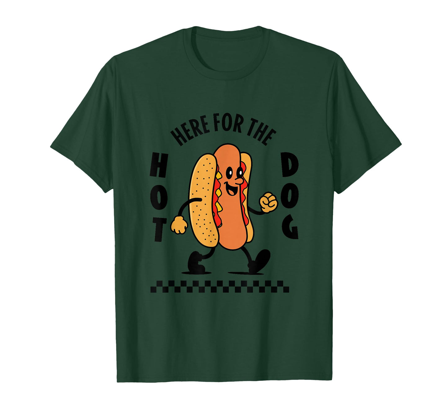 Here for The Hot Dog Funny Wholesale T-Shirt