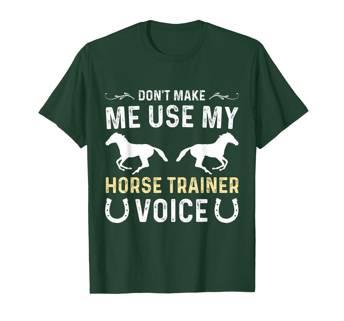 Funny horse trainer assistant thank you equestrian trainer T-Shirt