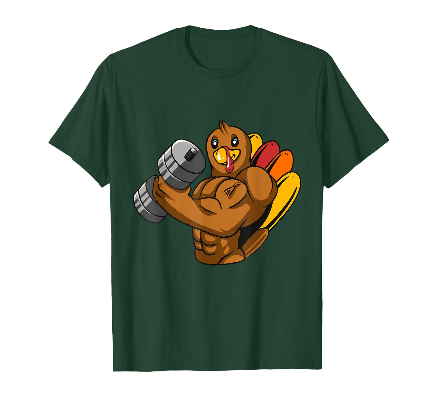 Turkey Bodybuilding Thanksgiving Day Gym Workout Fitness T-Shirt