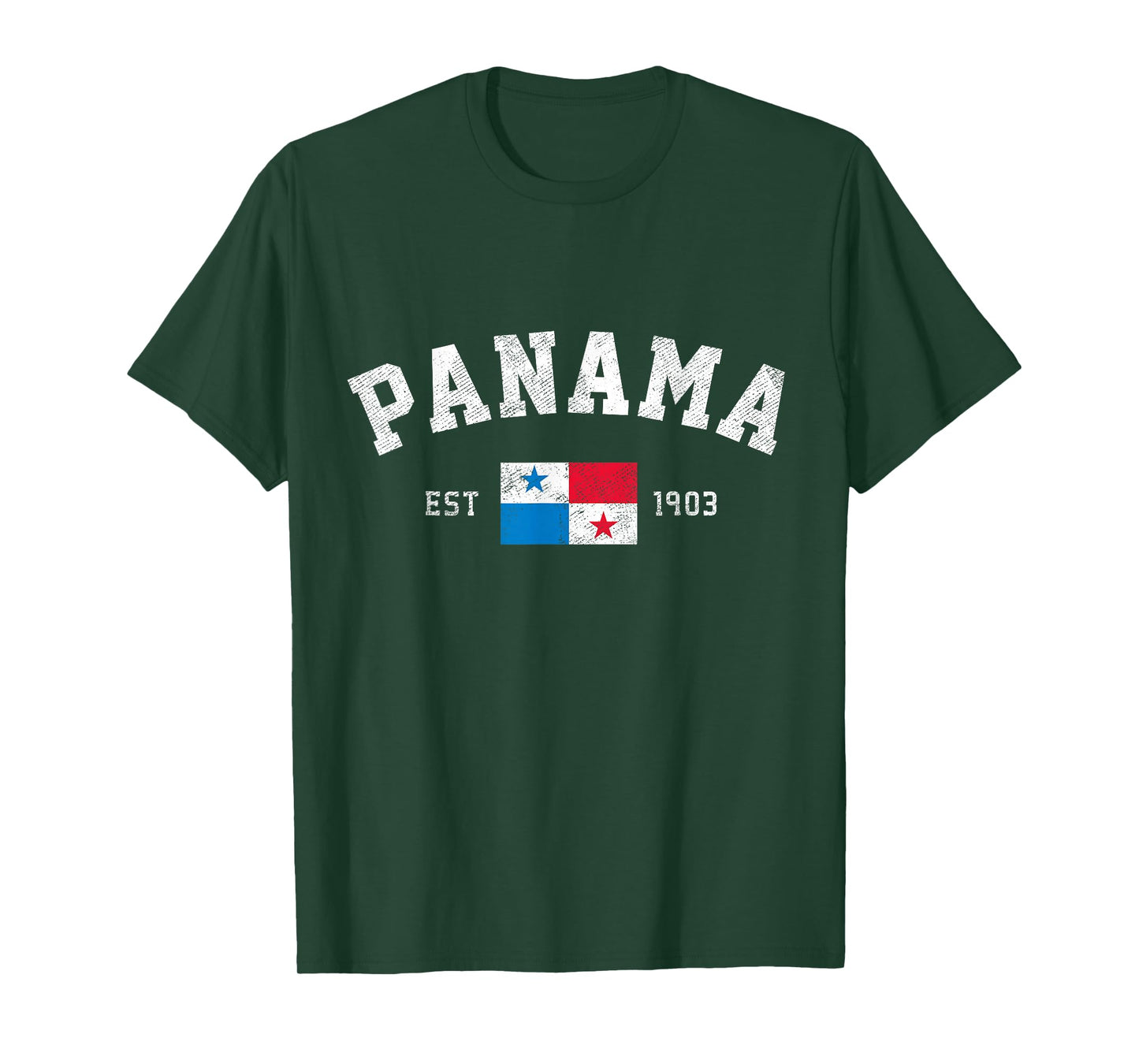 Panama Est. 1903 Panamanian Flag Independence Day T-Shirt