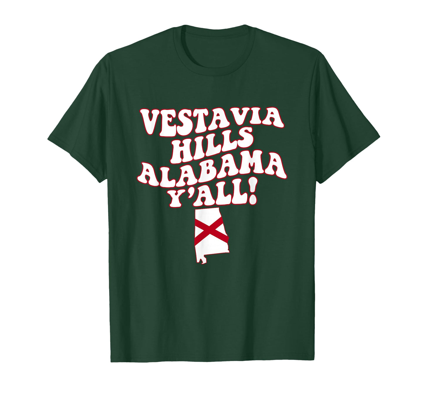 Vestavia Hills Alabama Y'all AL Southern Vacation T-Shirt