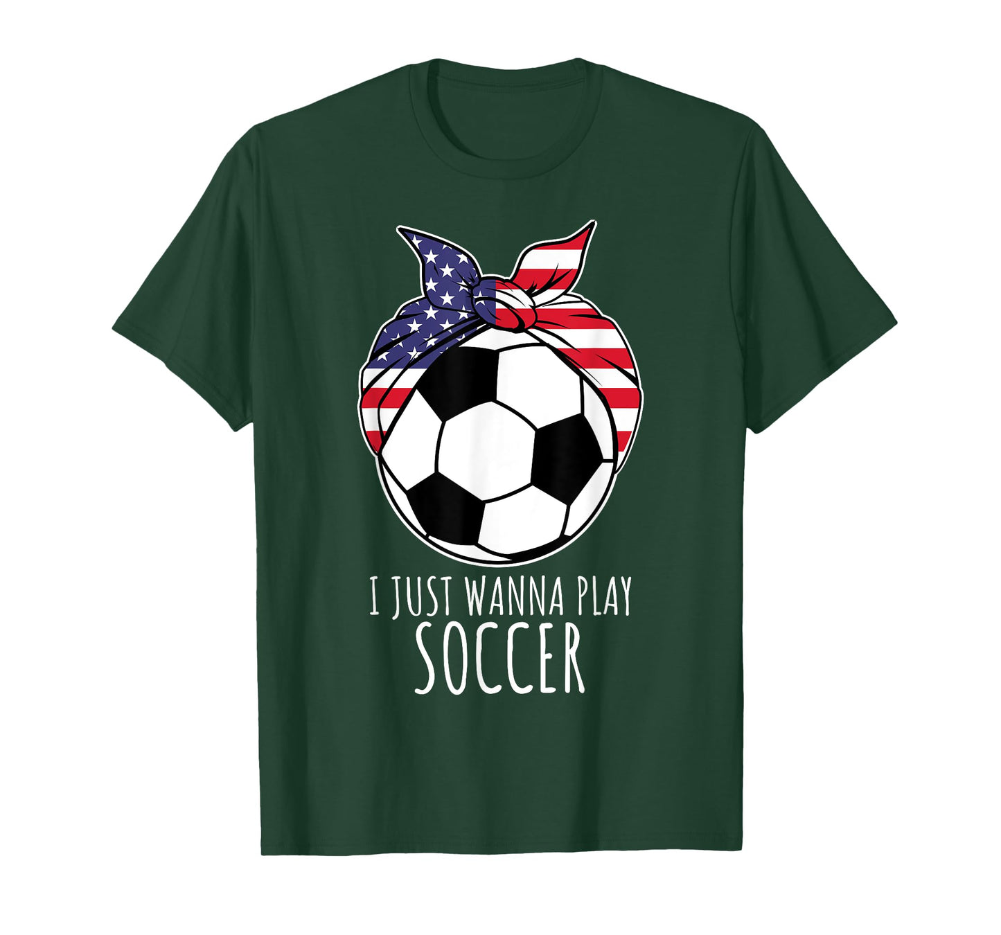 I Just Wanna Play Soccer Shirt for Women | Girls Soccer T-Shirt