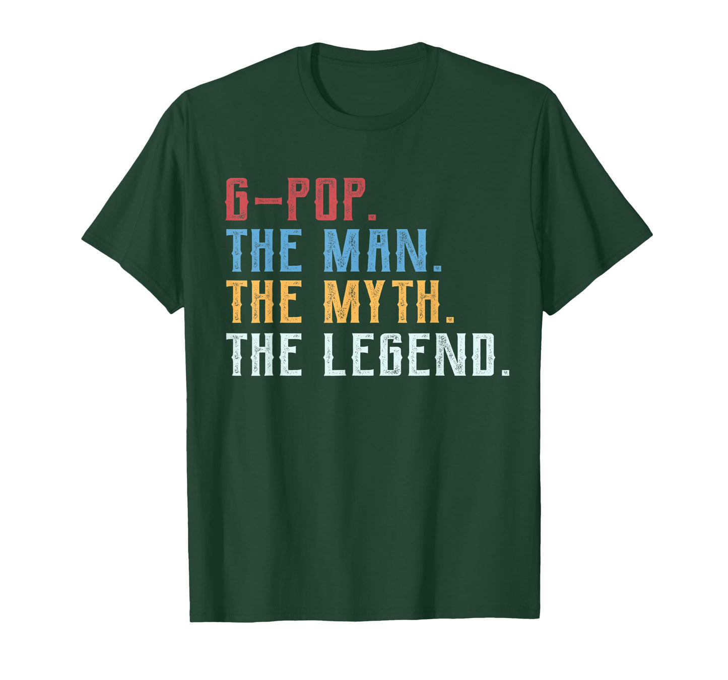 Cool Grandpa Shirt, G-pop the Man the Myth the Legend T-Shirt