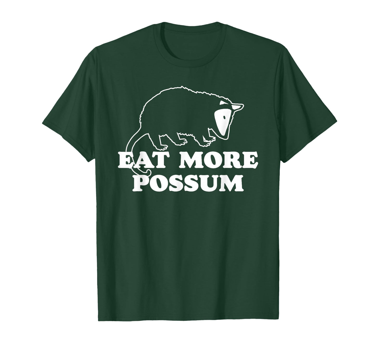 Eat More Possum! Funny Country Hillbilly Vintage Animal 80s T-Shirt