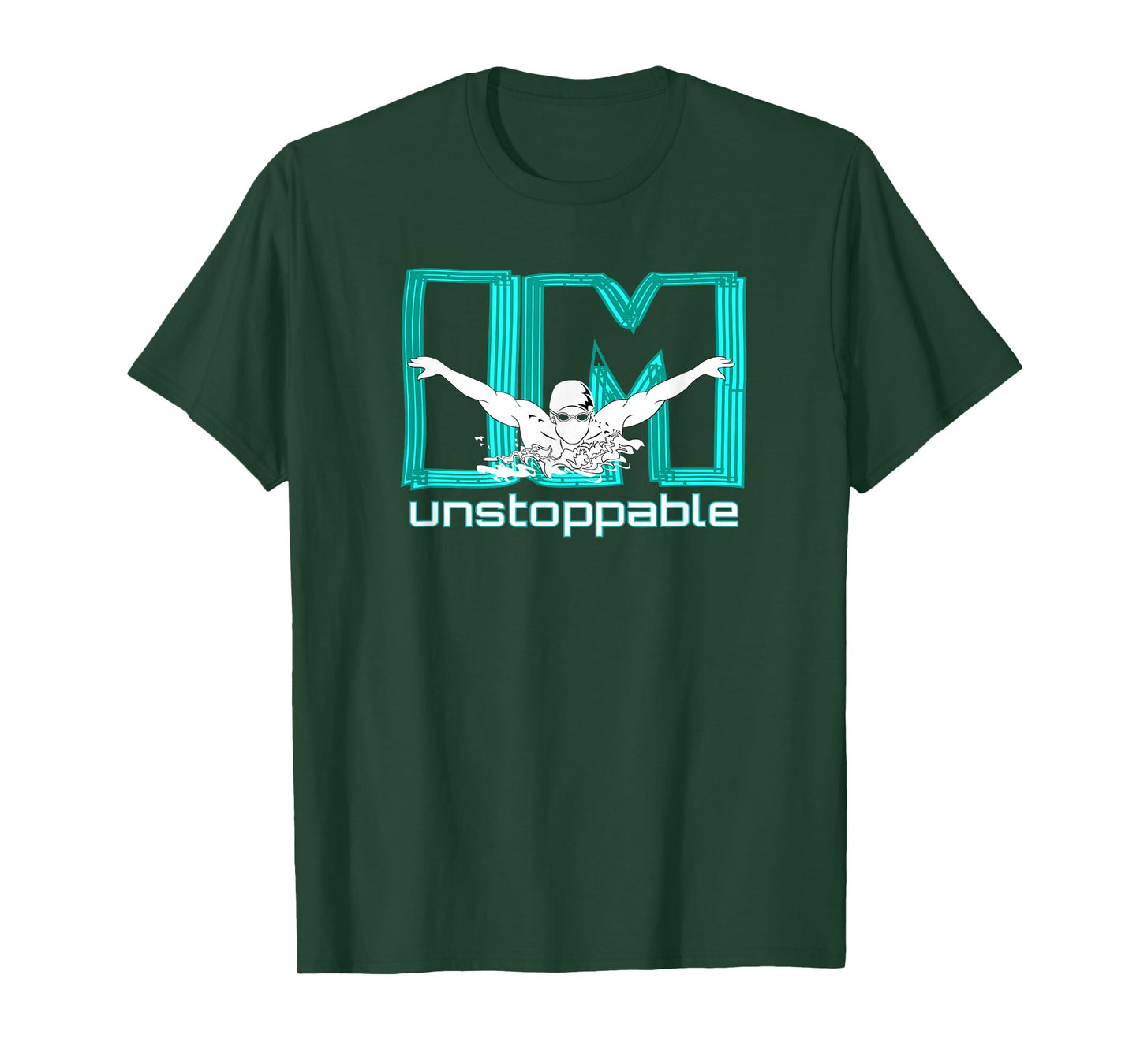 Swimmer T Shirt Funny Swim Swimming Cool Practice Proud Tee T-Shirt