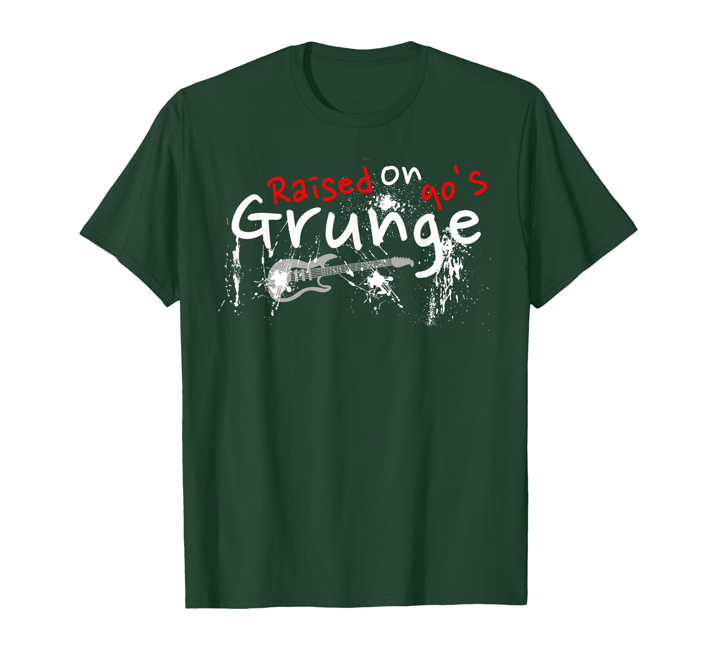 Raised On 90's Grunge Rock Music Lover T-Shirt