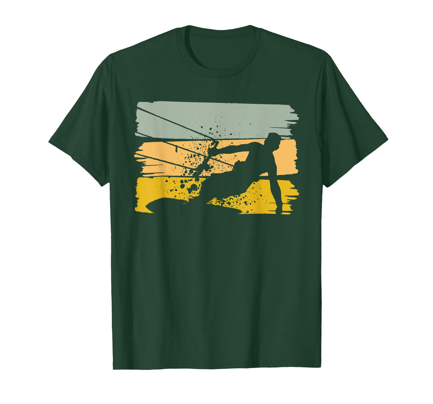 Vintage Kite Surfing, Kiteboarding, Kiter, Water Sports Fun T-Shirt
