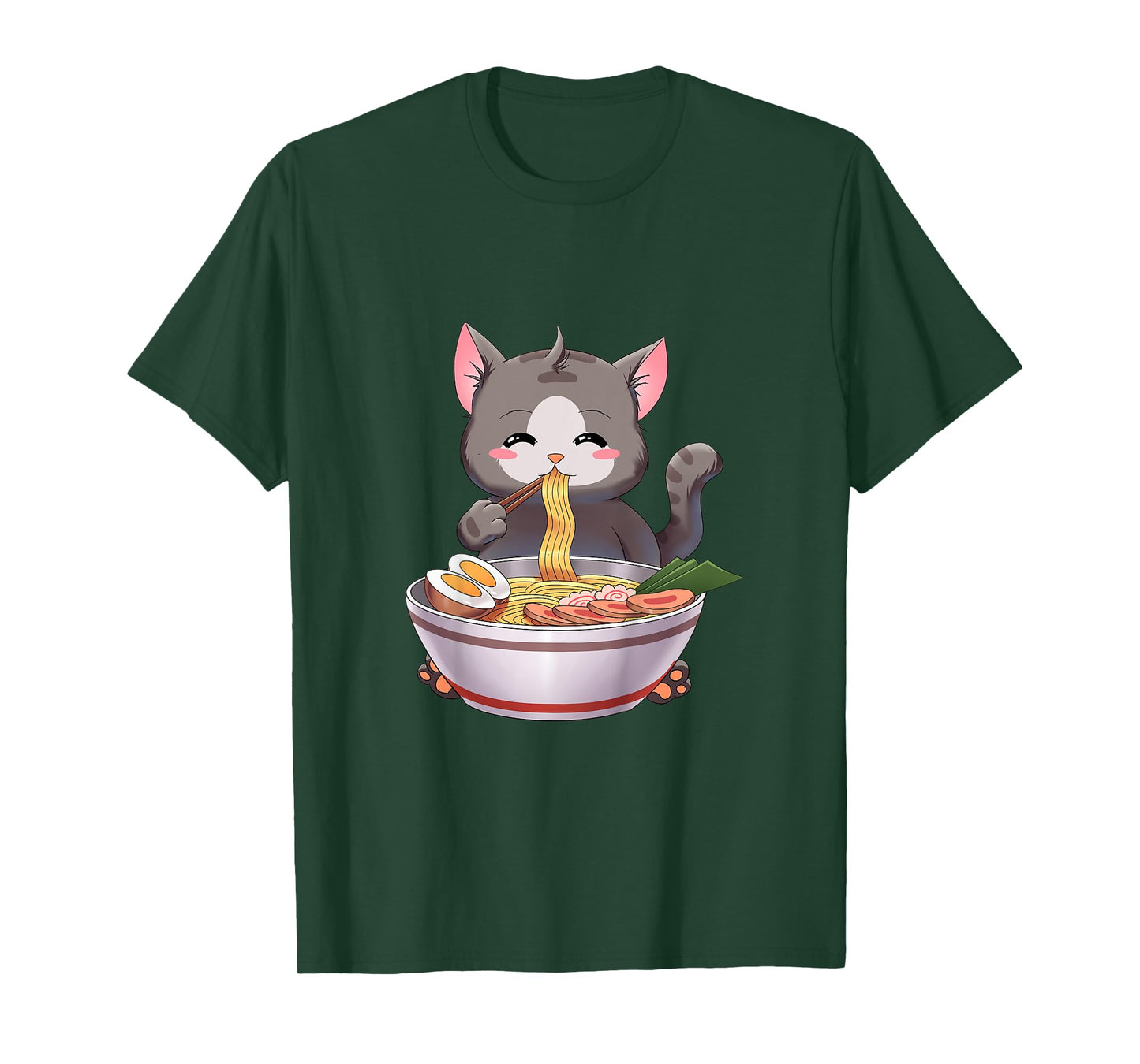 Kids Children Ramen Cat Japanese Gift Kawaii Anime for toddler T-Shirt