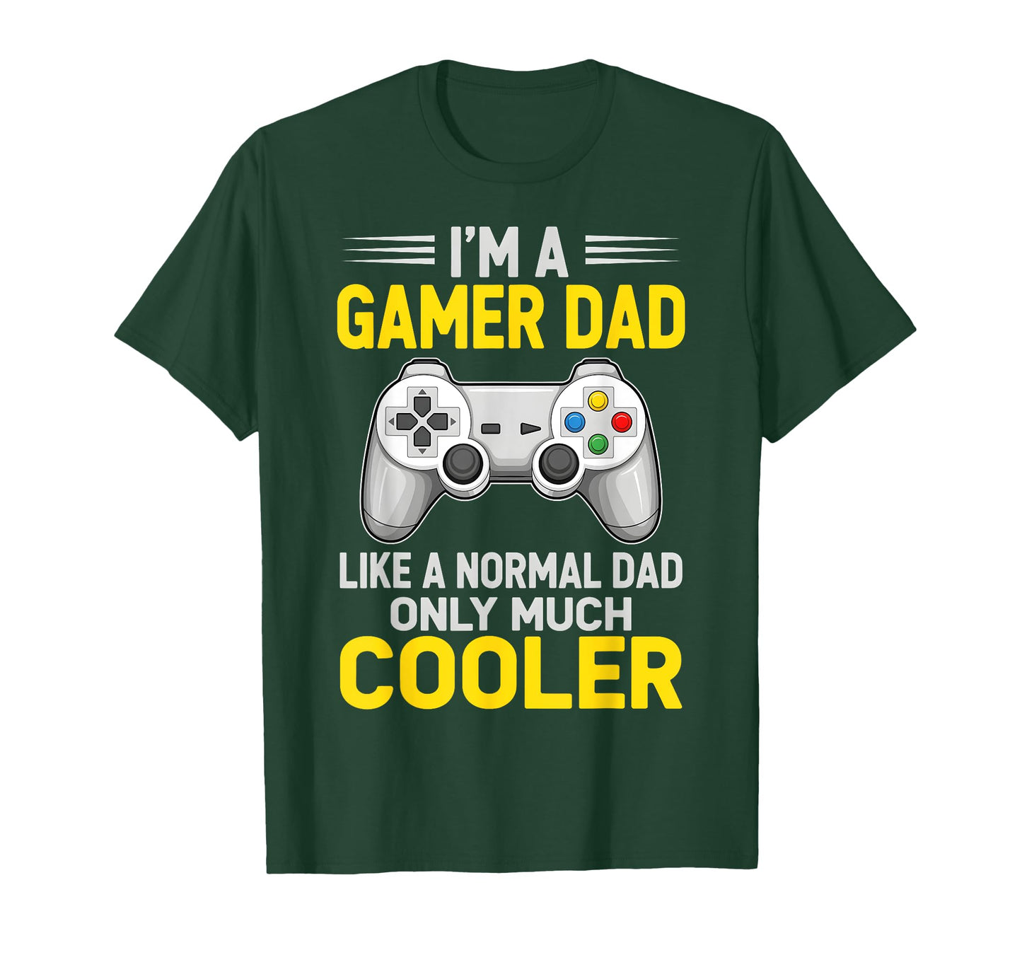 Gamer Dad Like A Normal Dad Only Much Cooler Father Gifts T-Shirt