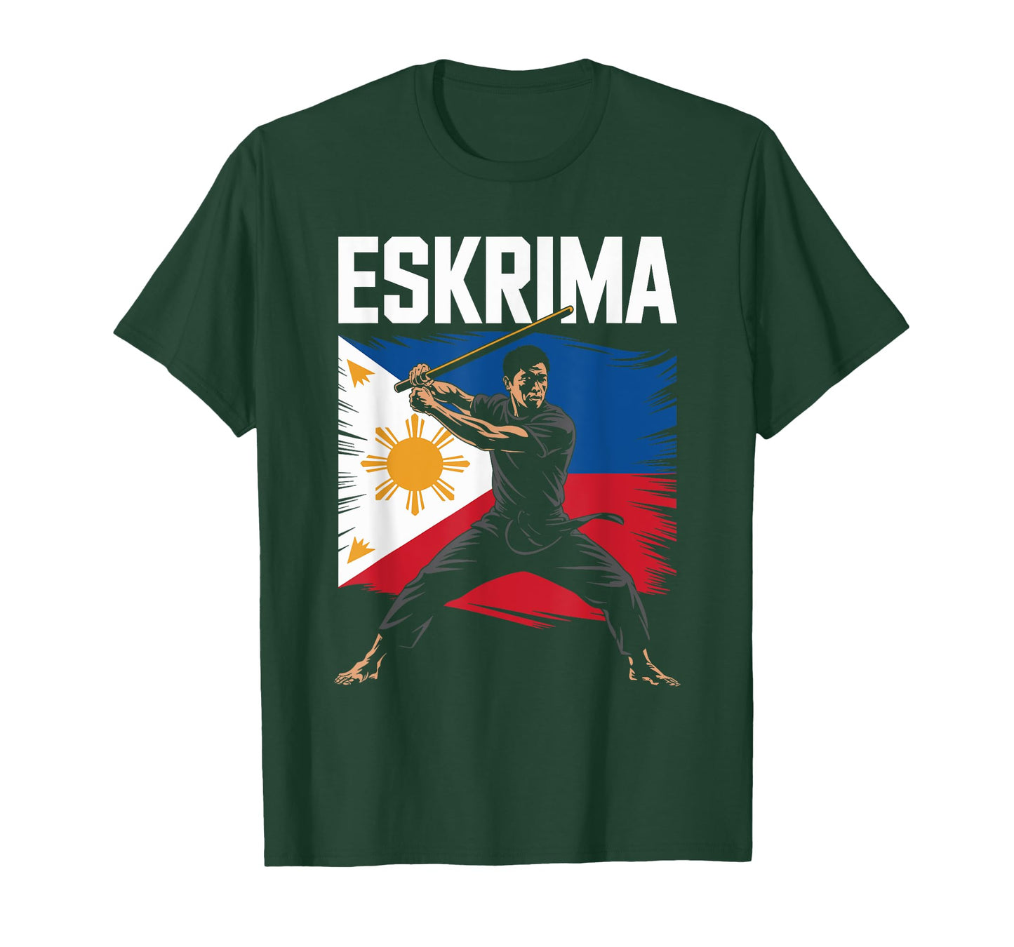 Eskrima Filipino Martial Arts Stick Fighting T-Shirt