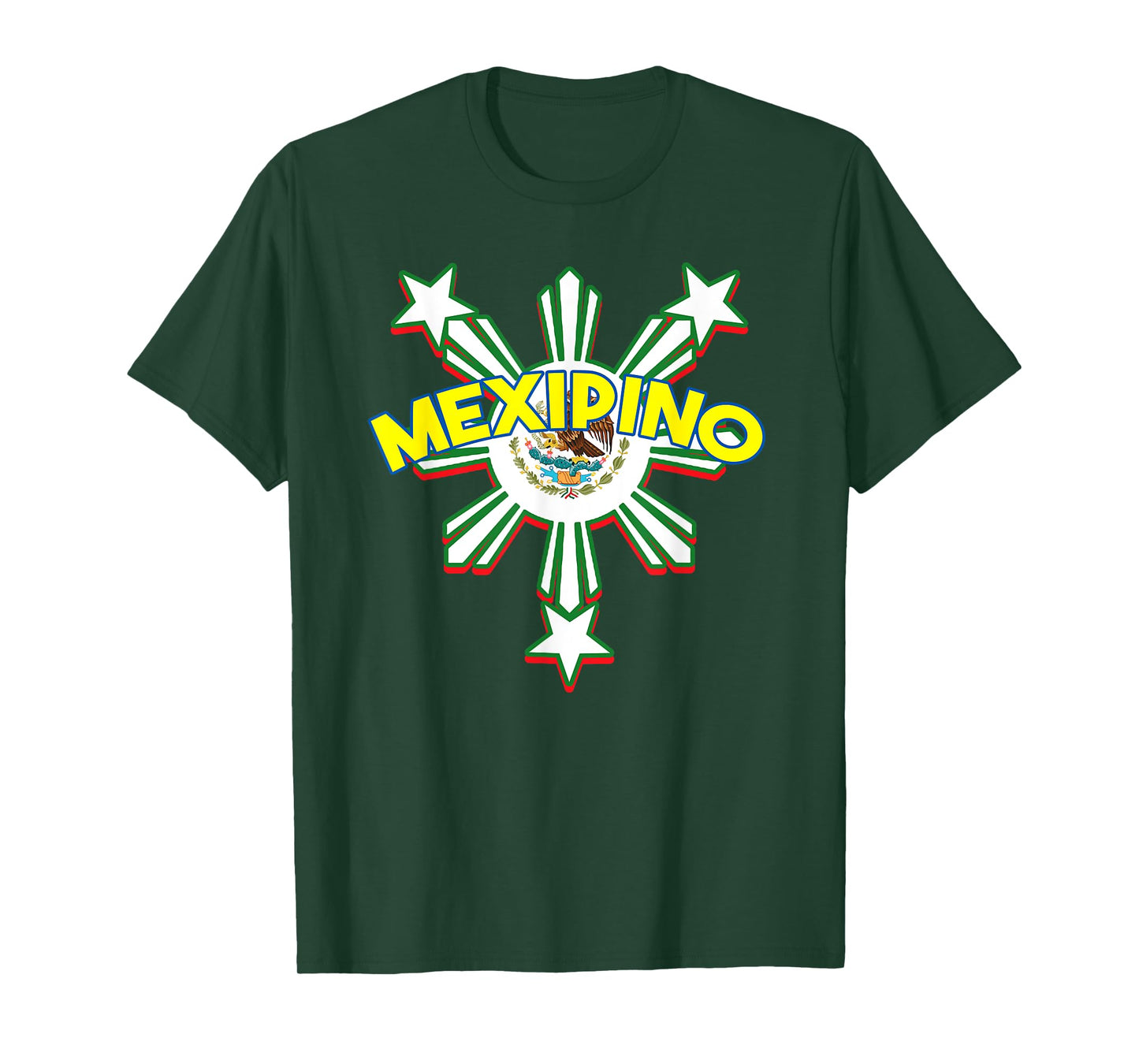 Philippines Mexico Filipino Proud Flag Mexipino Mixed DNA T-Shirt