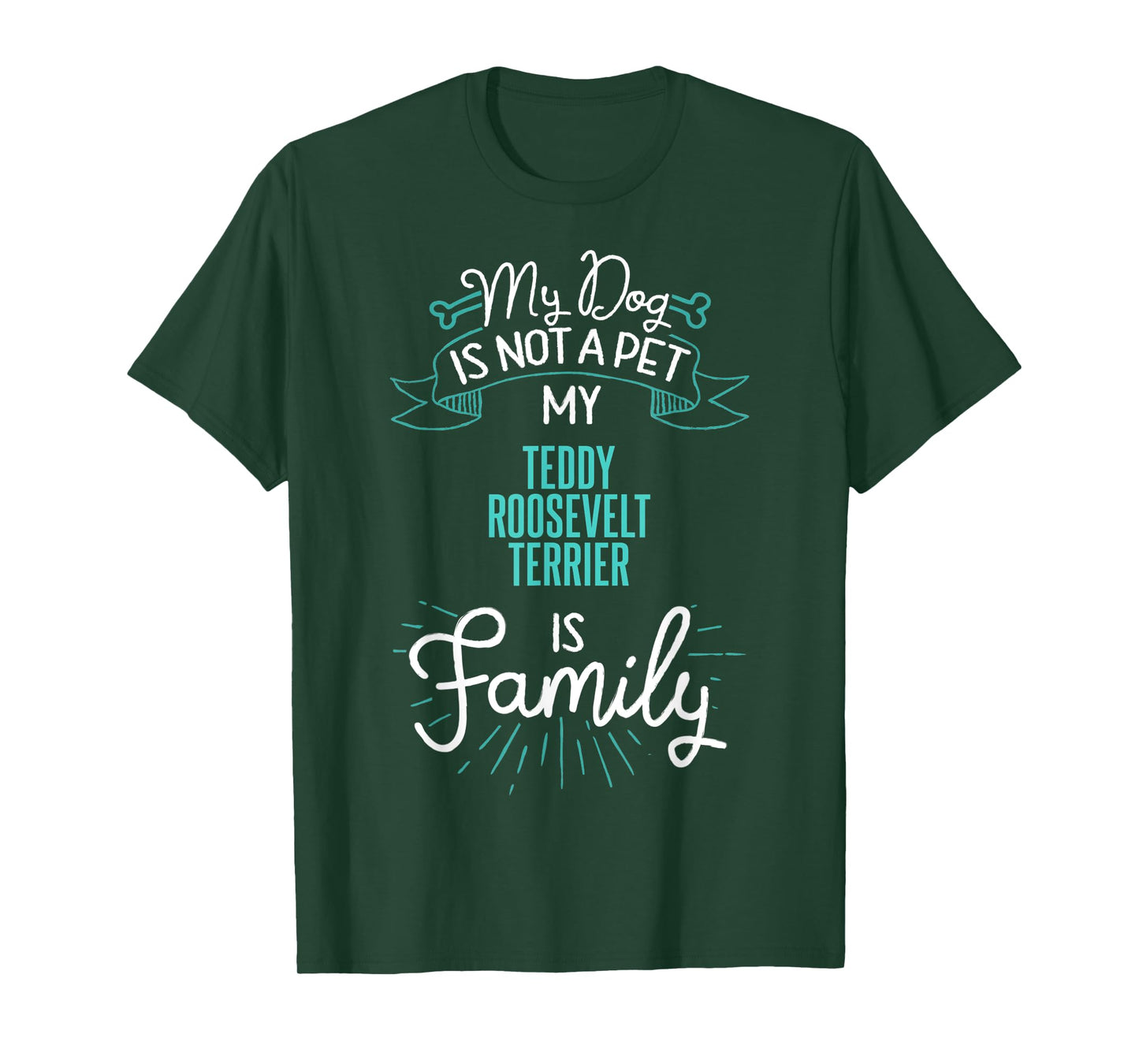 Cute Teddy Roosevelt Terrier Shirt Family Dog Gift for Women T-Shirt