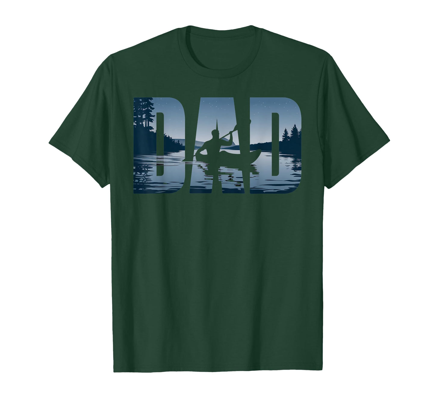 Fathers Day Kayaker Mens Kayaking Dad T-Shirt