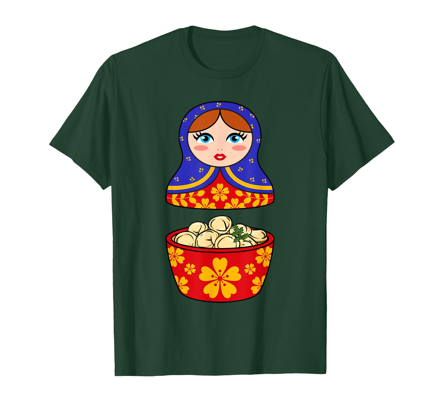 Russia Russian Matryoshka Russian Doll Pelmeni T-Shirt