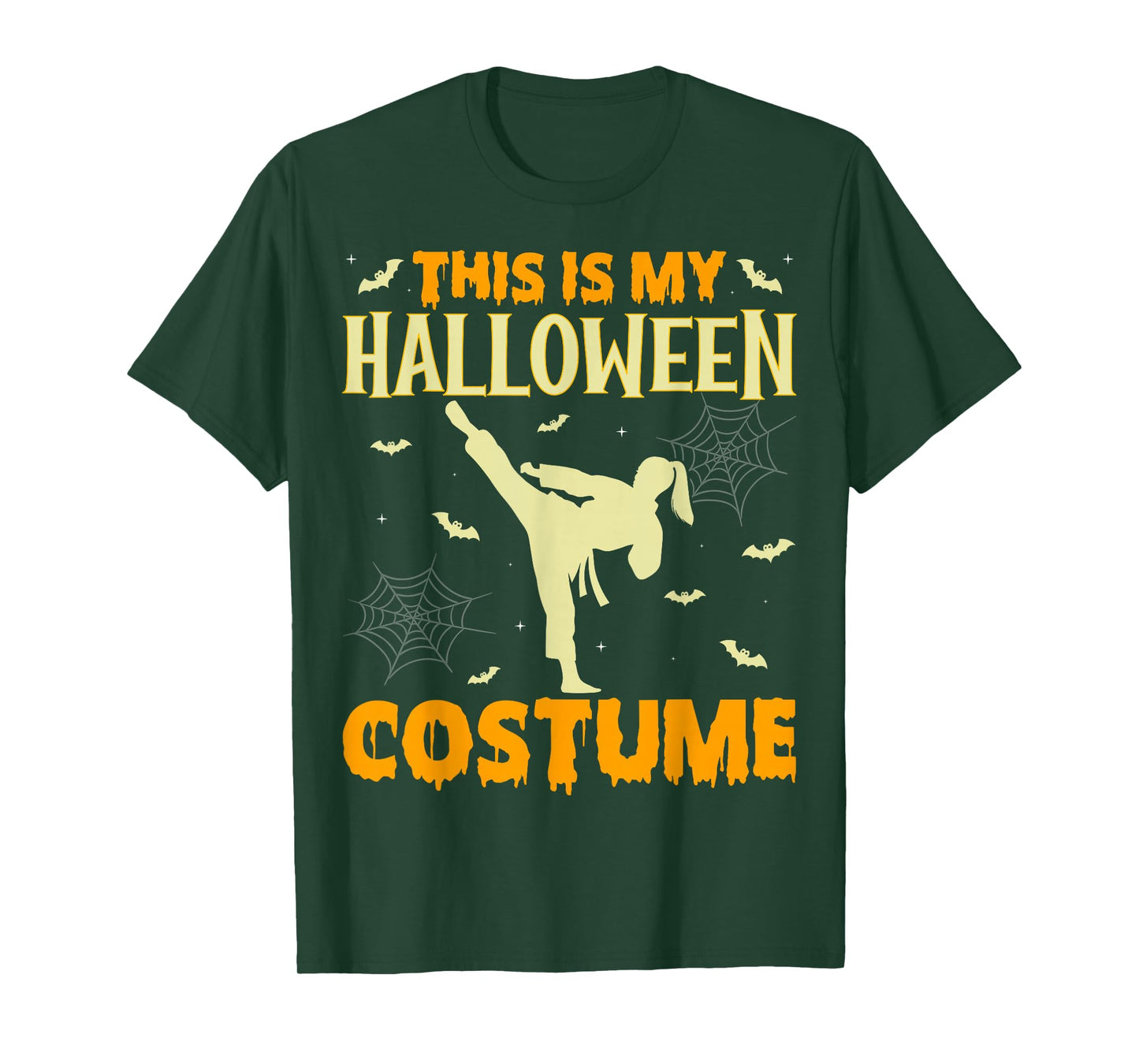 This is My Halloween Costume - Martial Arts Taekwondo Scary T-Shirt