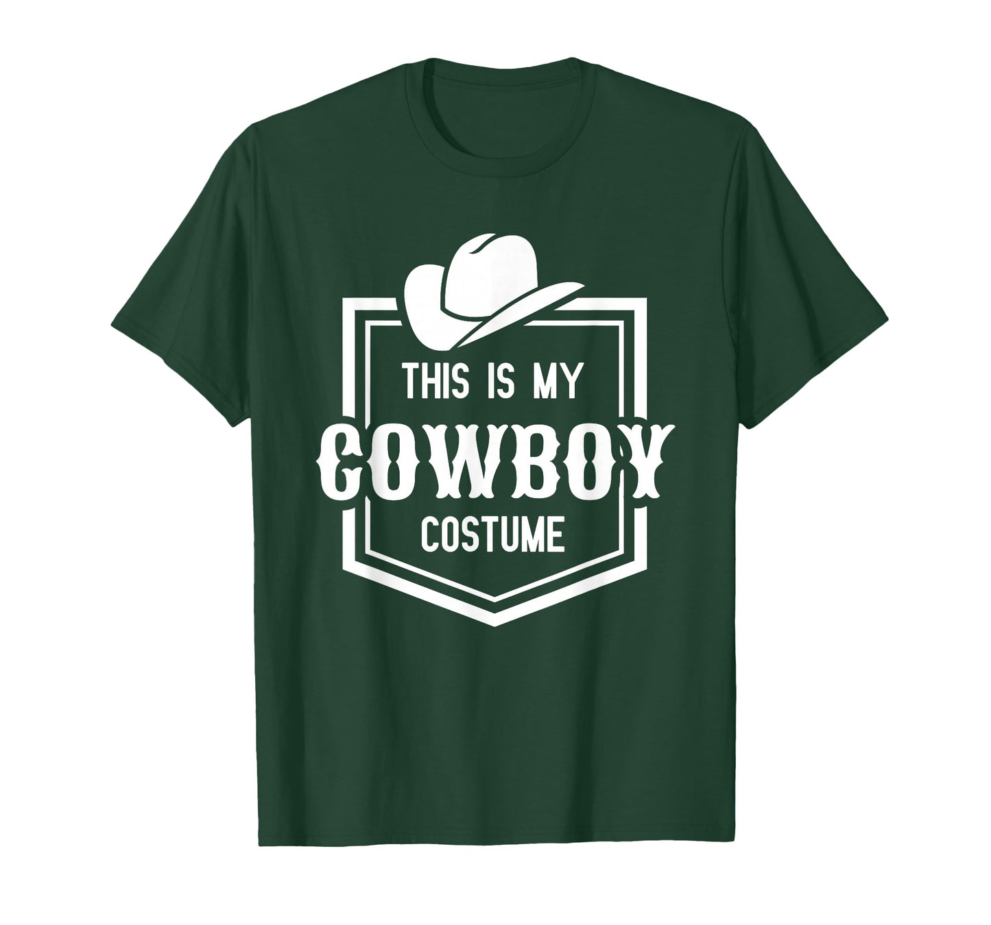 This is My Cowboy Costume Funny Lazy Country Western T-Shirt