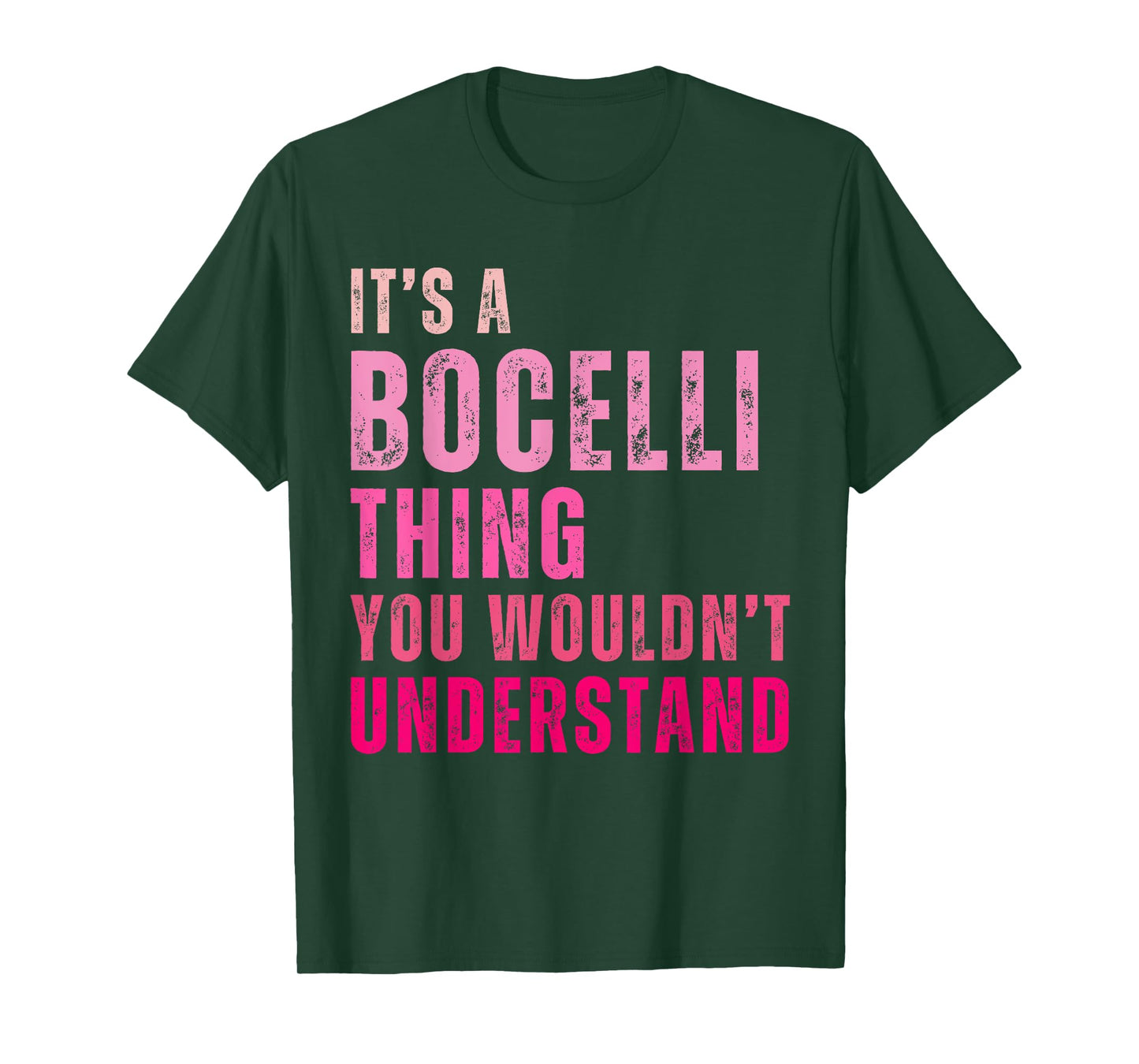 It's A Bocelli Thing You Wouldn't Understand Bocelli Vintage T-Shirt