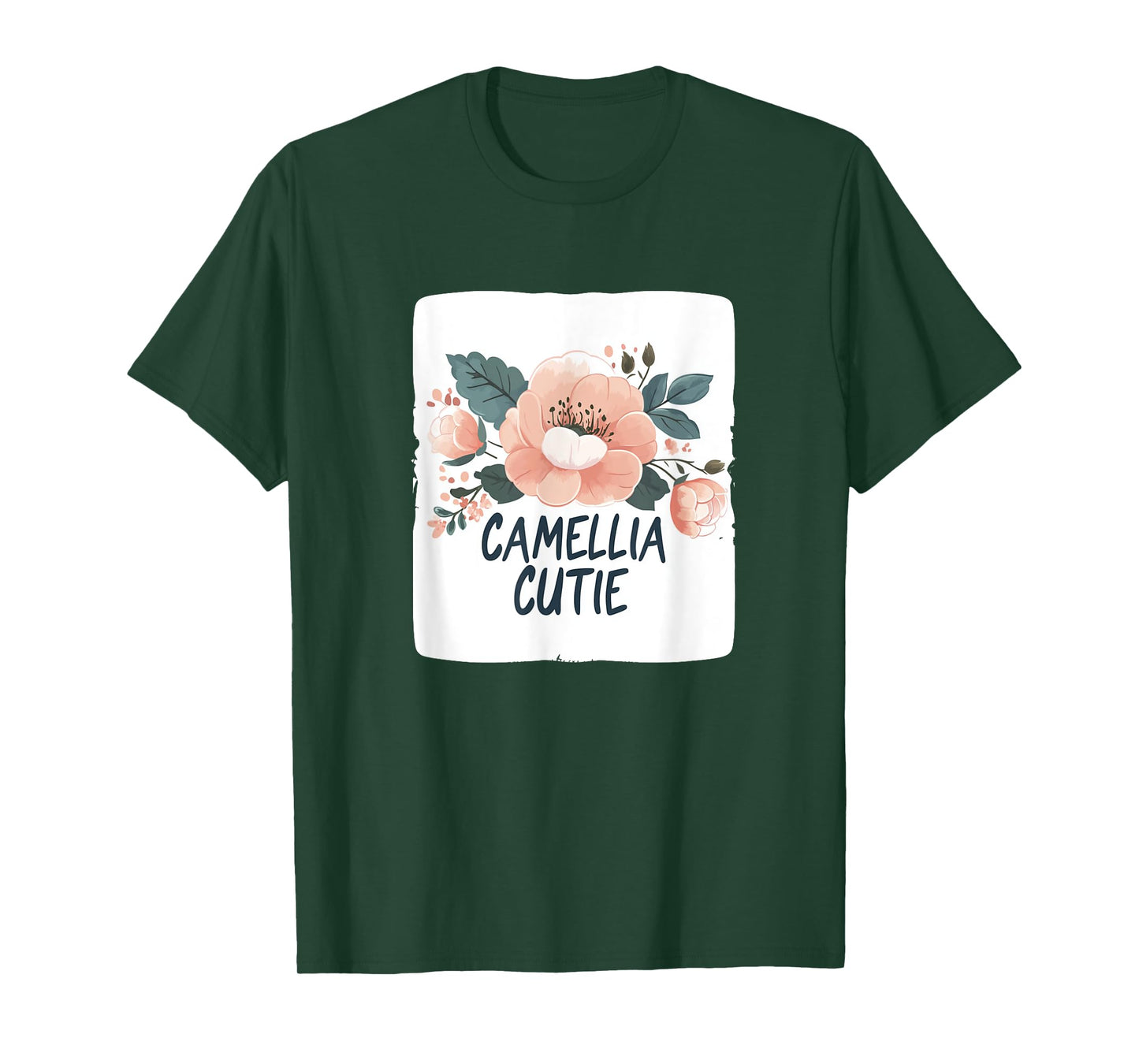 Nice Camellia Cutie Costume for Blooming and Flower Season T-Shirt