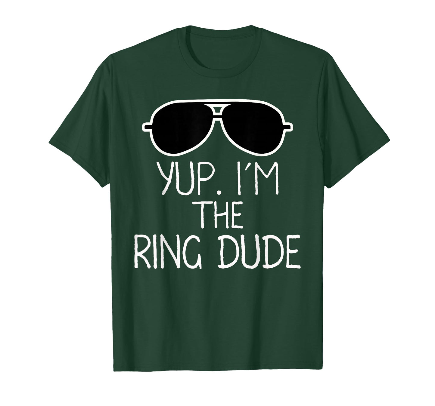 Kids Yup I'm The Ring Dude | Boys Wedding Bearer T-Shirt