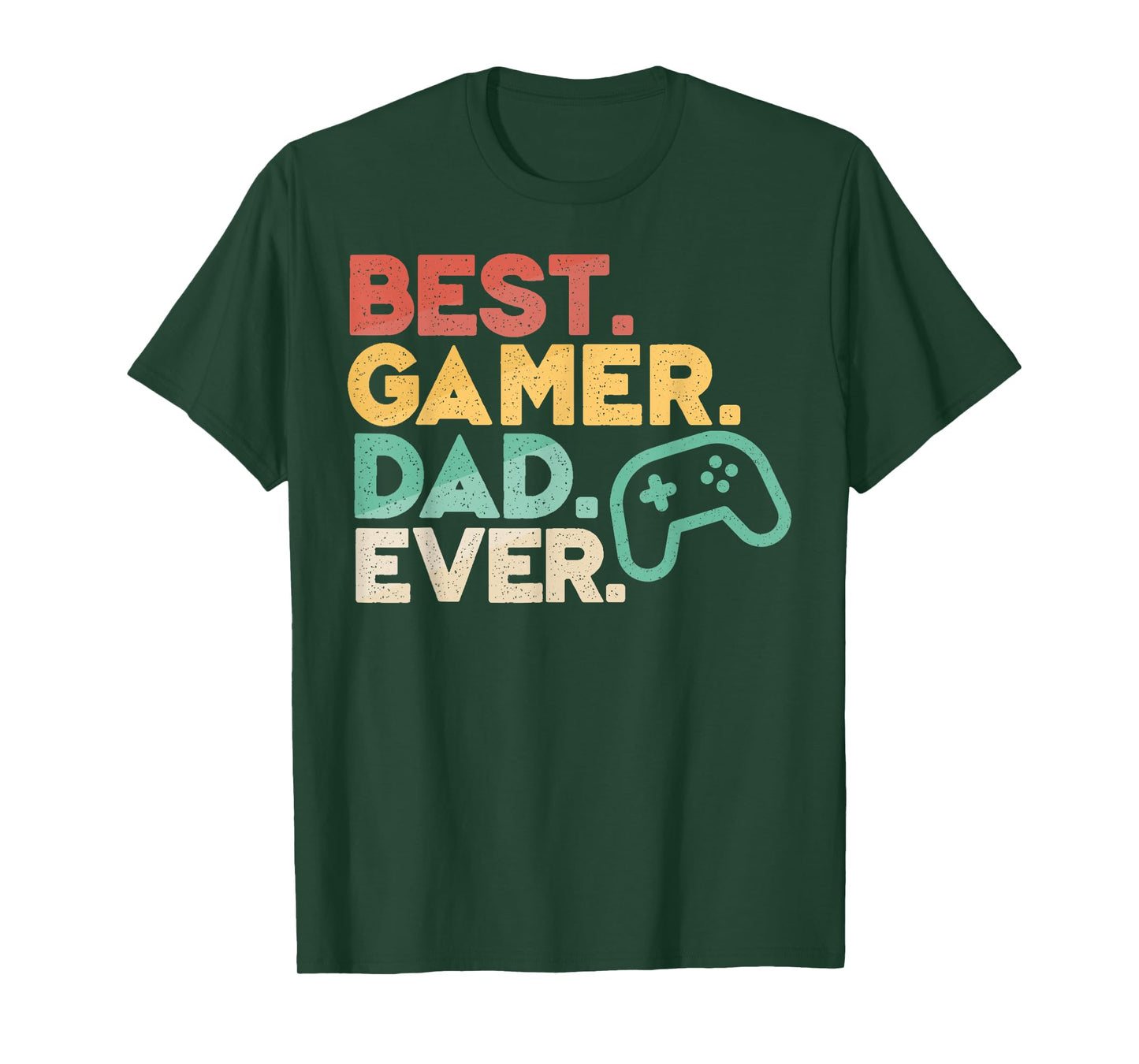 Best Gamer Dad Ever Shirt Father's Day Birthday Gift T-Shirt