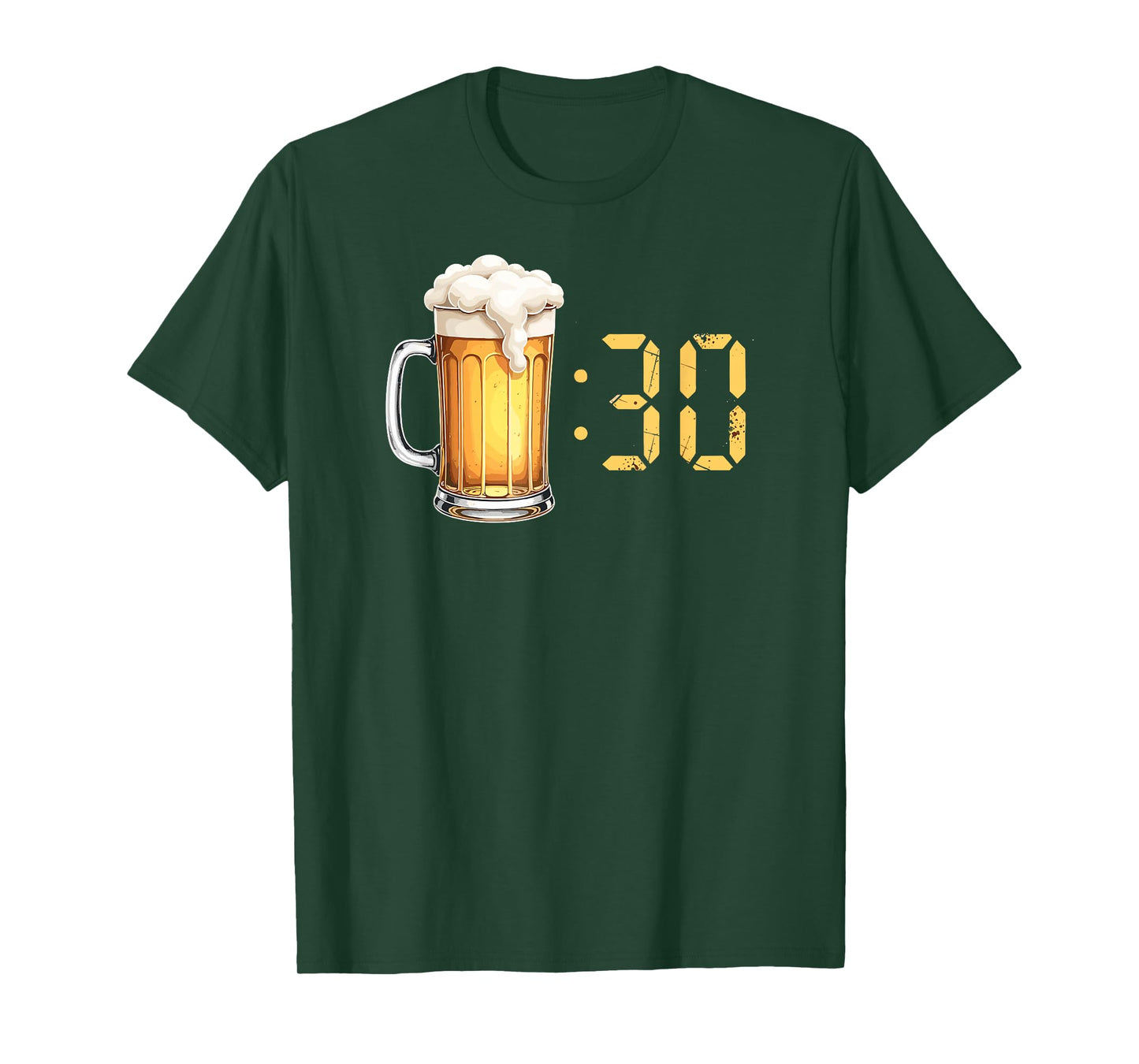 Funny Beer O'clock Humor Beer Time Drinking Team Matching T-Shirt