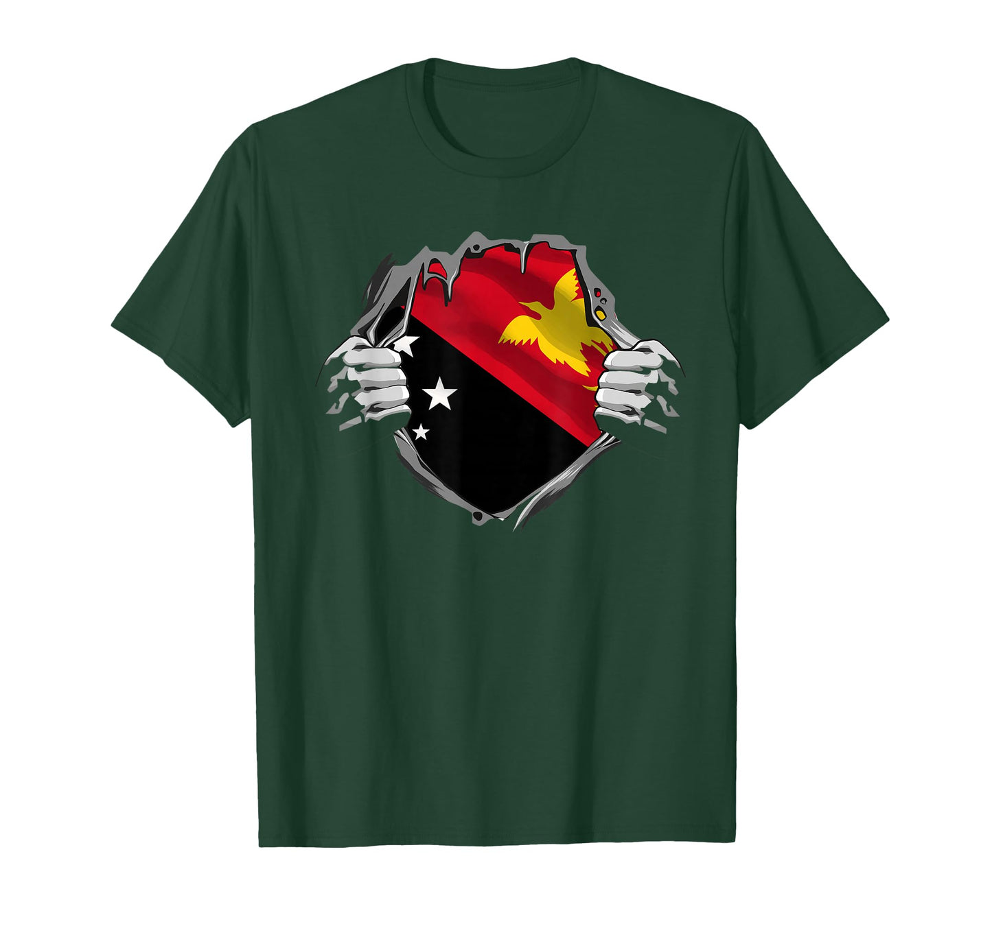 Funny Papua New Guinea Flag Country Oceania T-Shirt
