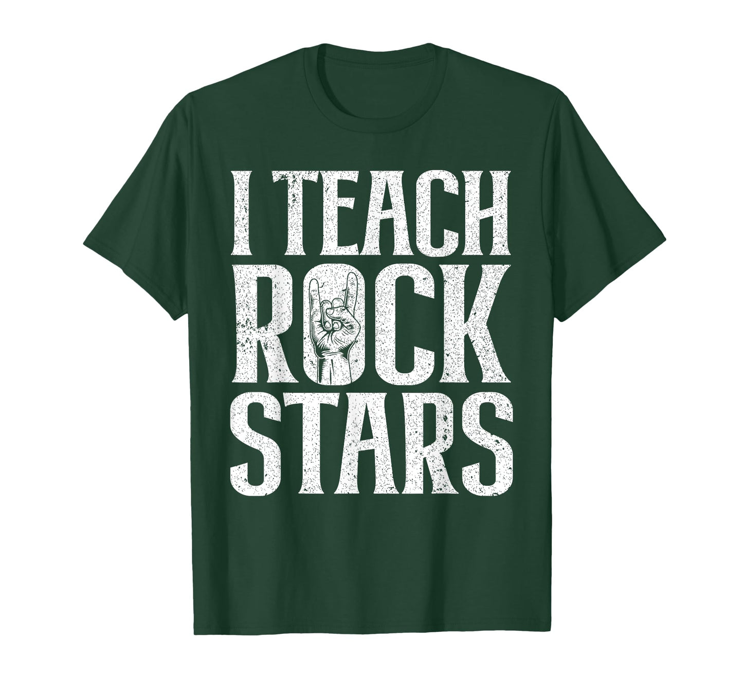 Funny Music Teacher Art For Men Women Rock And Roll Teaching T-Shirt