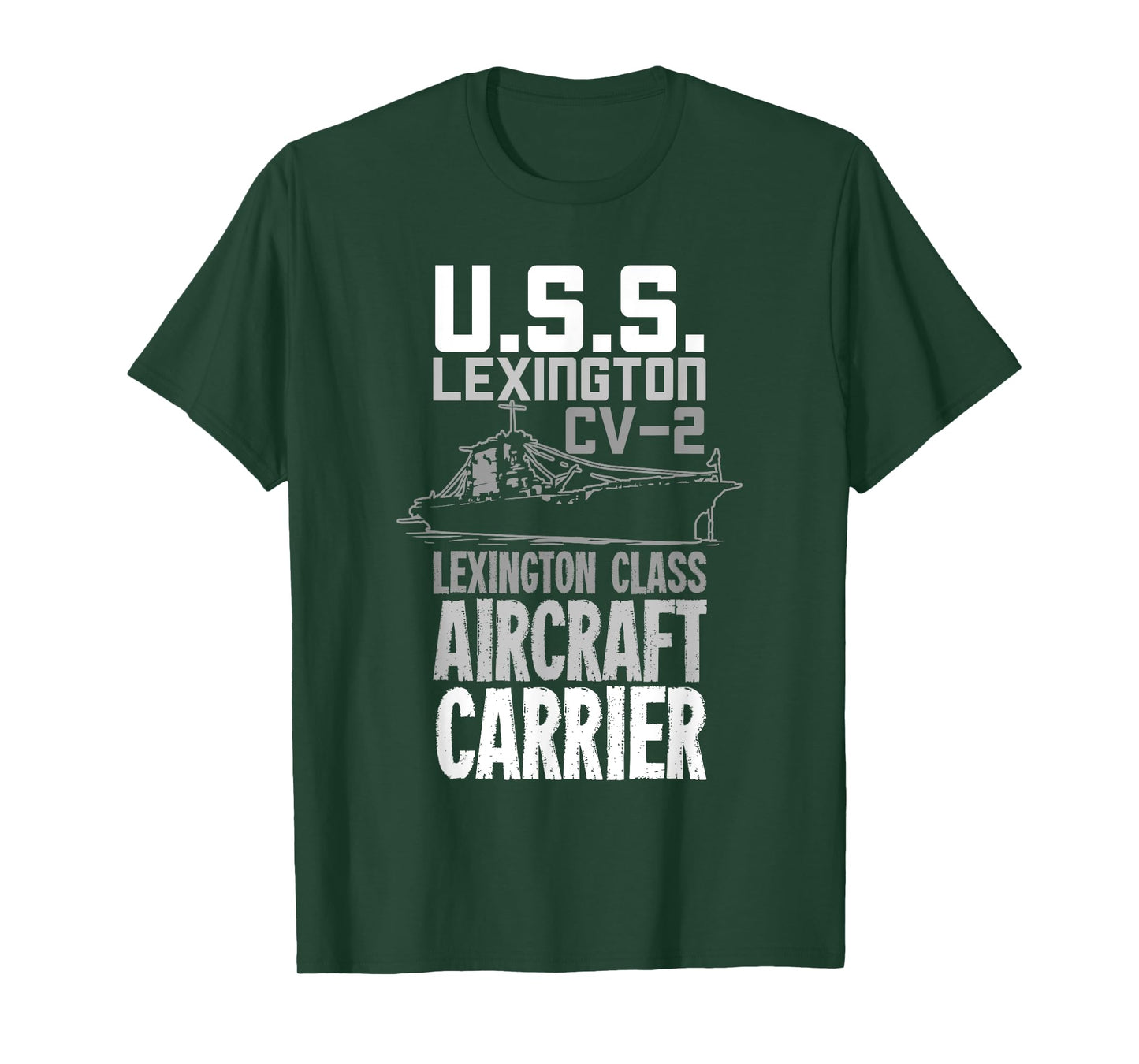 USS Lexington CV-2 Aircraft Carrier Gift For A Veteran T-Shirt