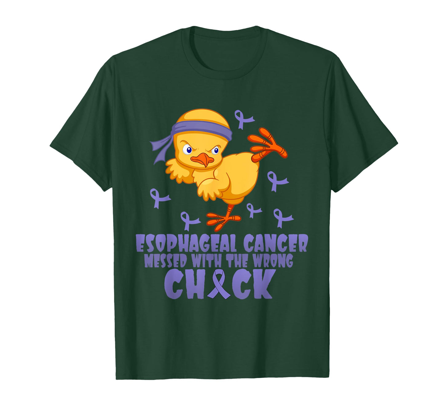 Esophageal Cancer Messed With The Wrong Chick T-Shirt