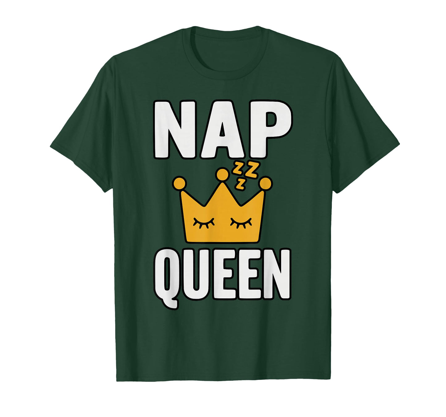 Nap Queen – Funny Sleep Crown T-Shirt