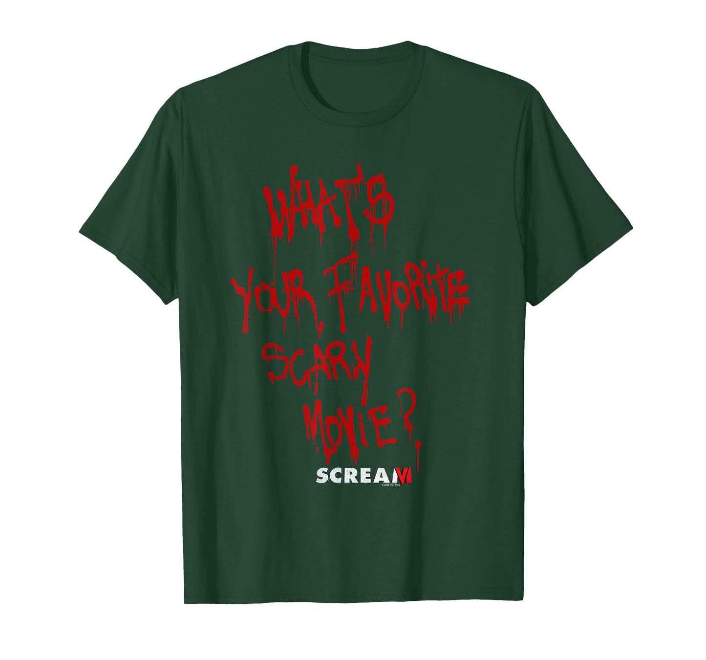 Scream 6 Favorite Scary Movie T-Shirt