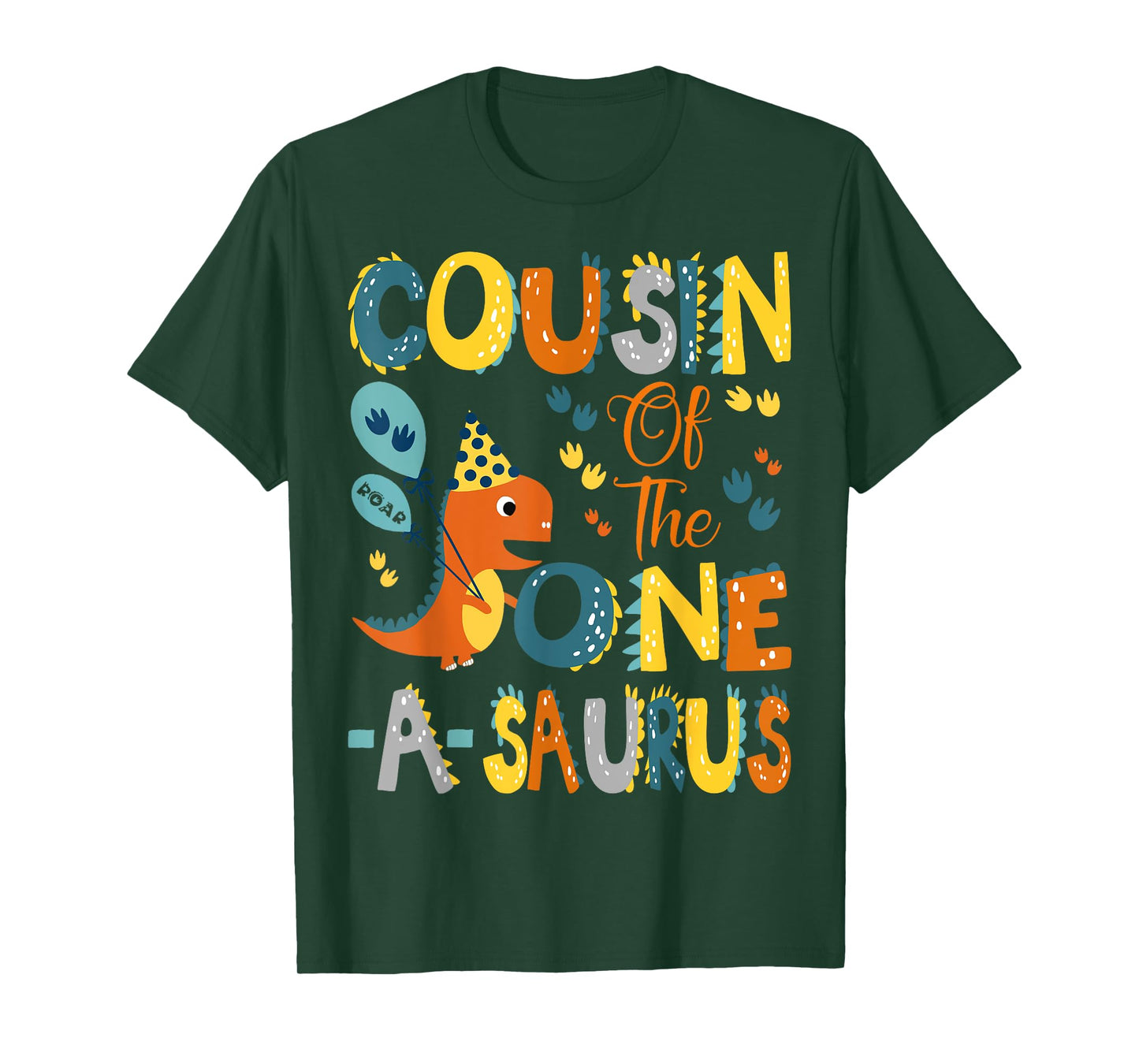Cousin Of The One-A-Saurus 1St Birthday Dinosaur Party T-Shirt