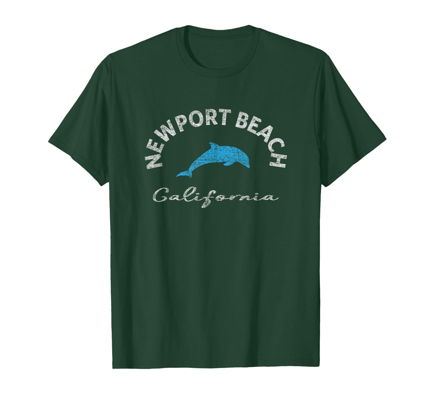 Vintage Newport Beach CA Dolphin T Shirt T-Shirt