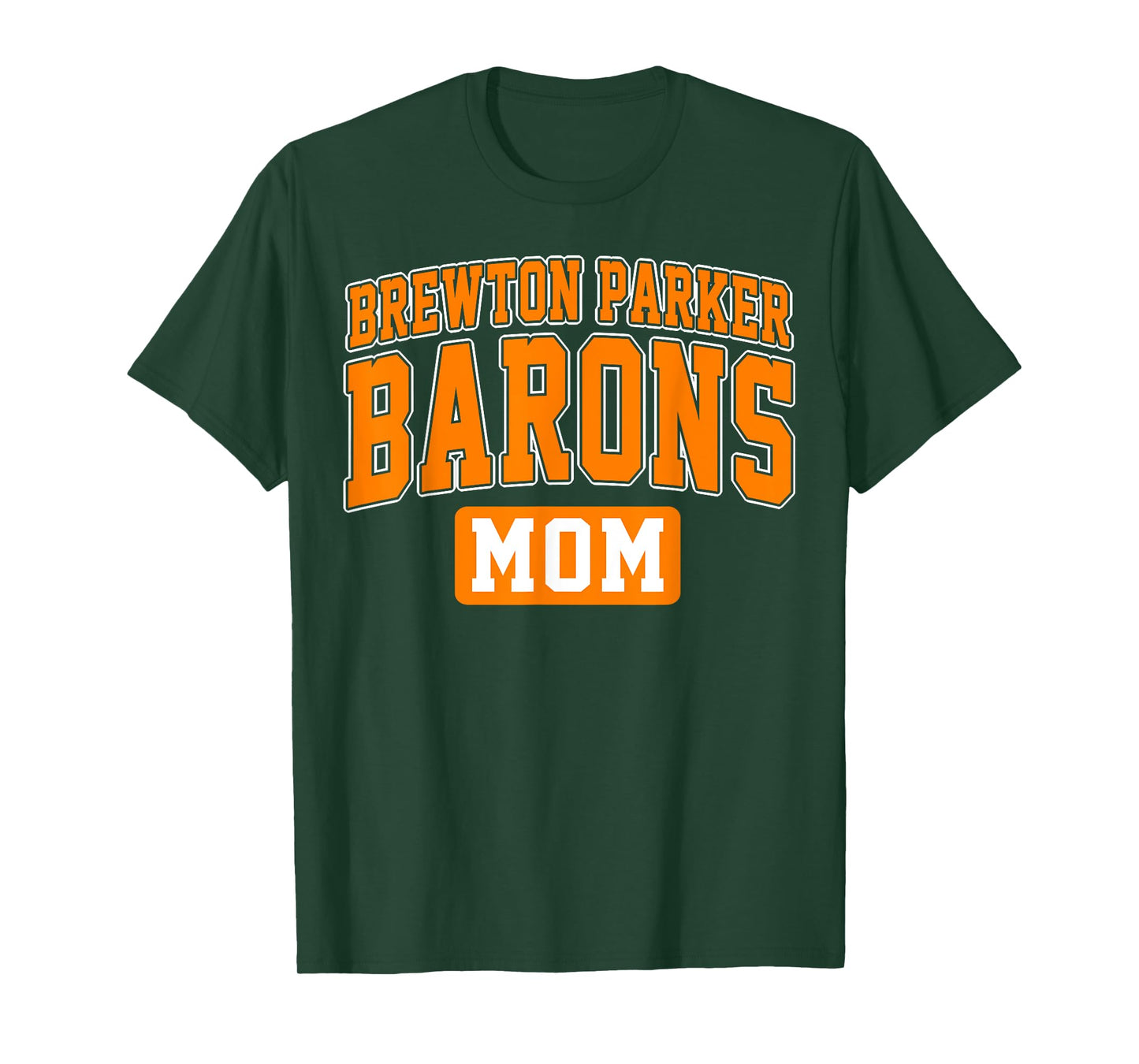 Brewton-Parker College Barons Mom Arch Vintage Design Women T-Shirt