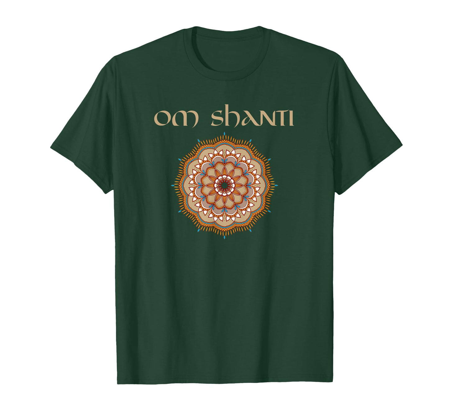Yoga Teacher Shirt OM Shanti Reiki Holistic Healer T-Shirt T-Shirt