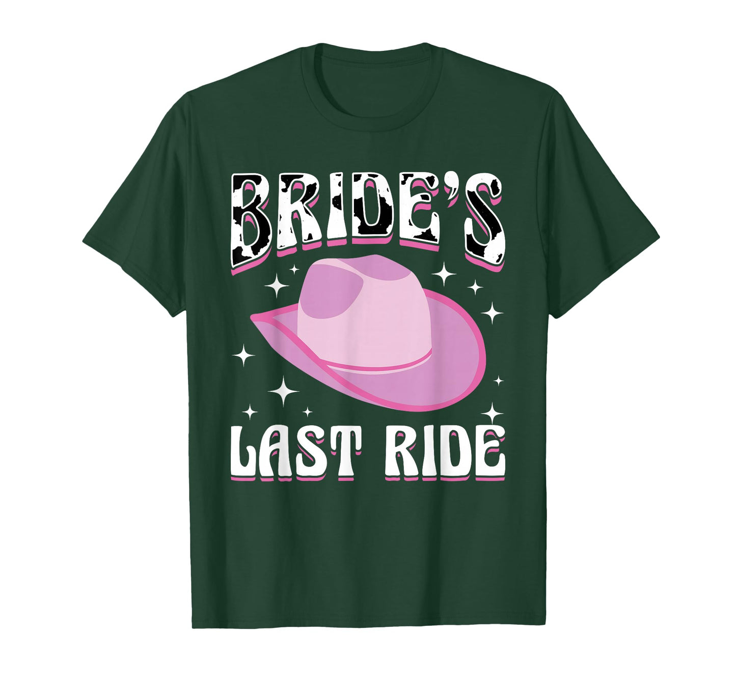 Bride´s Last Ride - Bachelorette Party Cowgirl Country T-Shirt