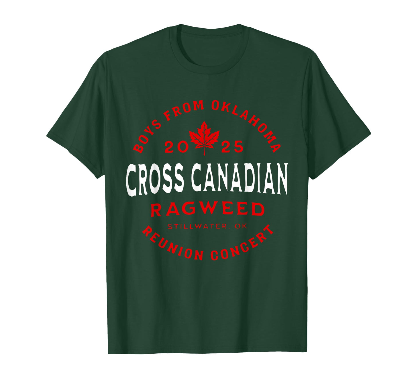 Cross Canadian Ragweed The Boys From Oklahoma T-Shirt