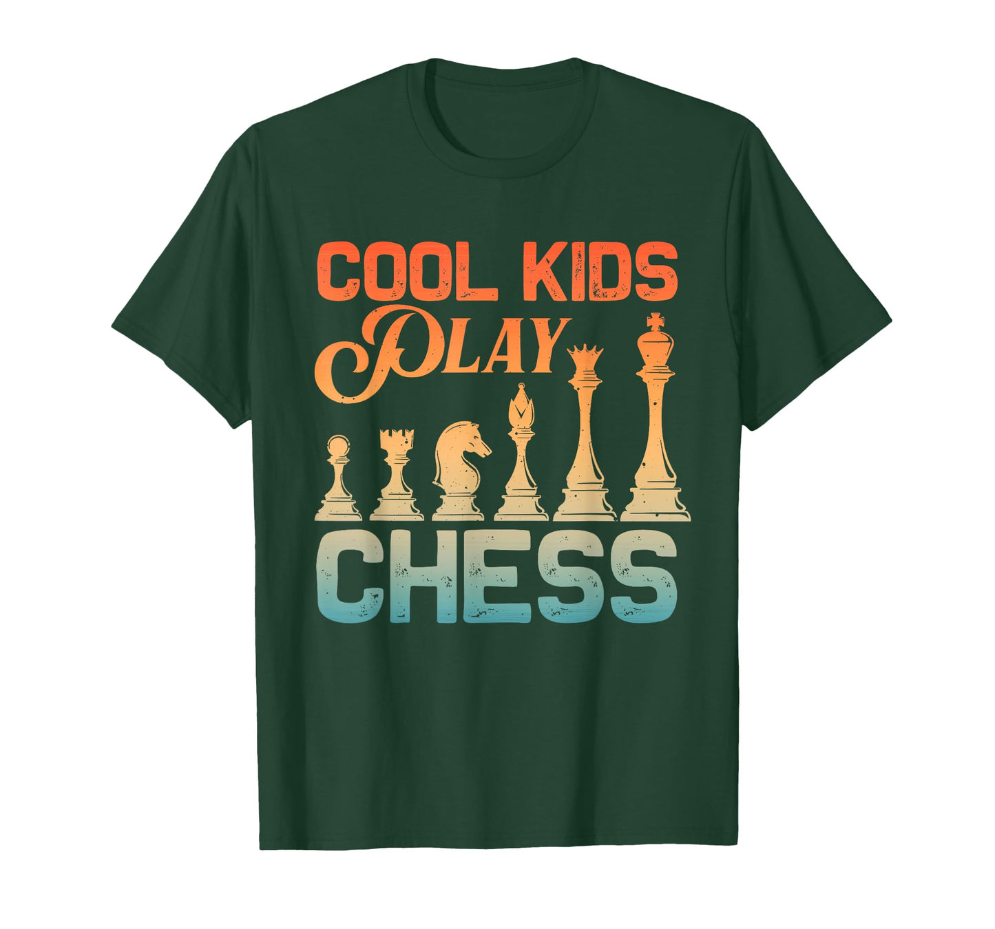 Cool Chess Art For Kids Boys Girls Chess Lover Chess Player T-Shirt