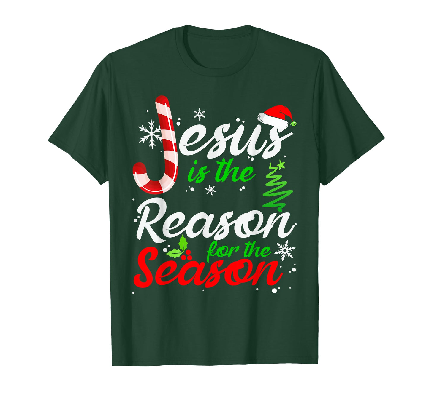 Jesus Is The Reason For The Season Family Christmas Pajamas T-Shirt