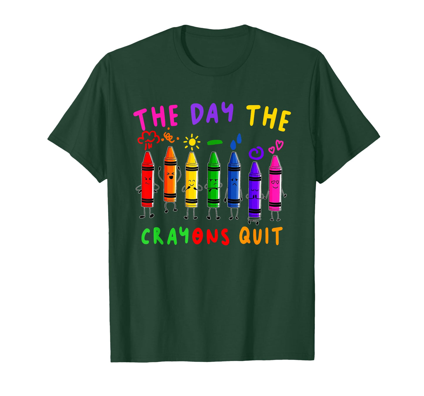 The Day the Crayons Quit Birthday Decorations Funny T-Shirt