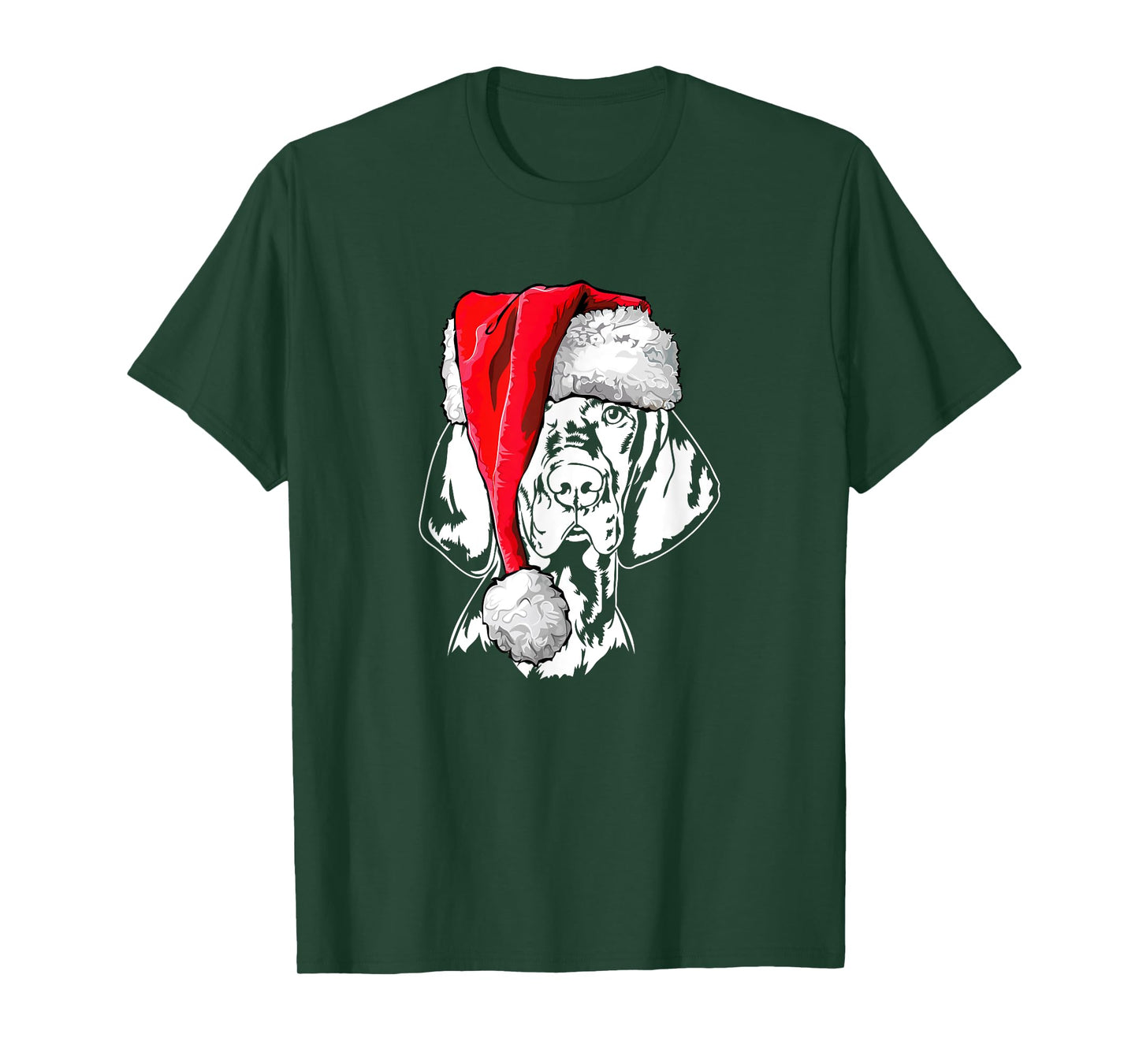 Funny Santa Hungarian Vizsla Christmas dog mom dog T-Shirt