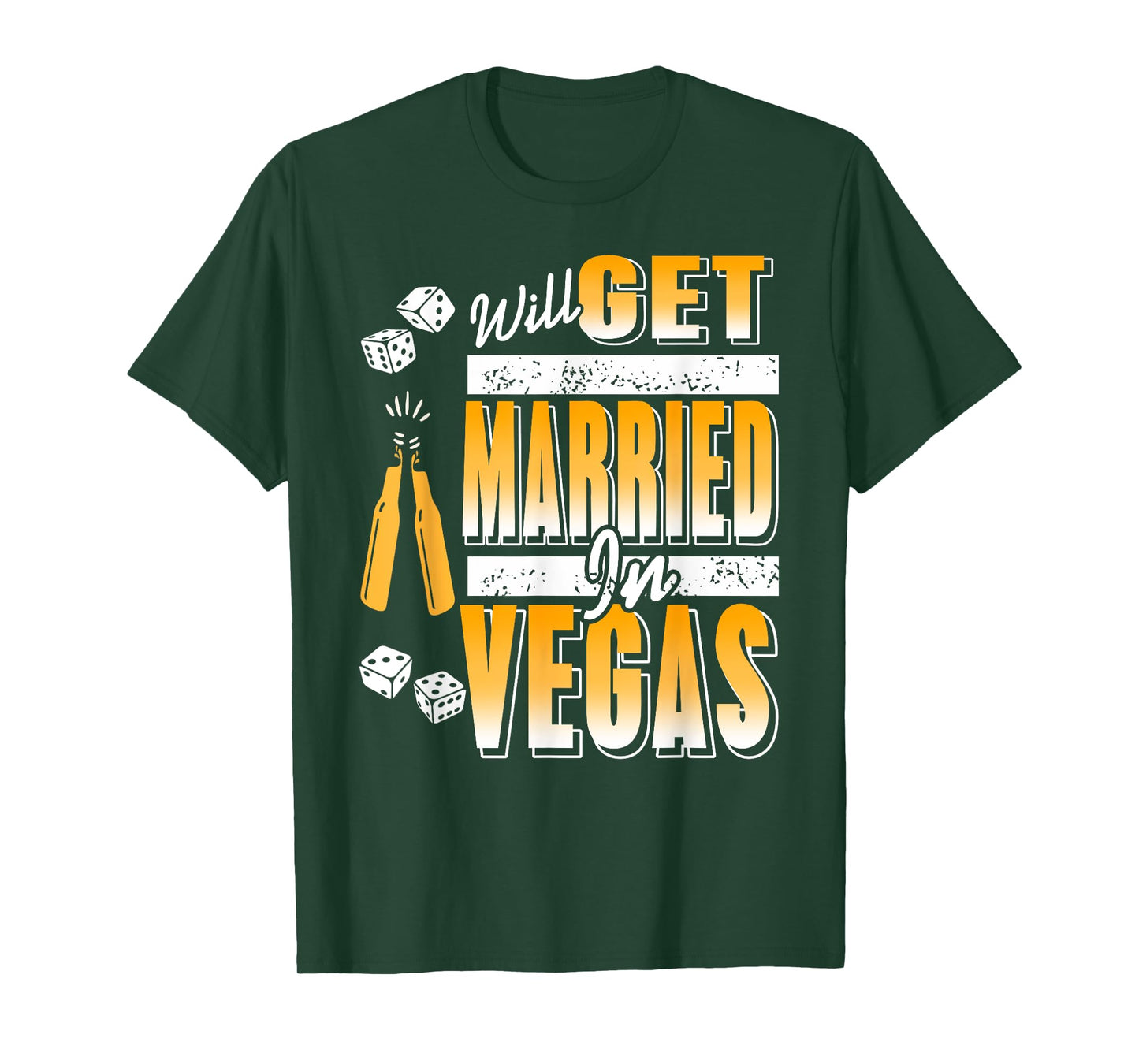 Will Get Married in Vegas Bachelor Crew T-Shirt