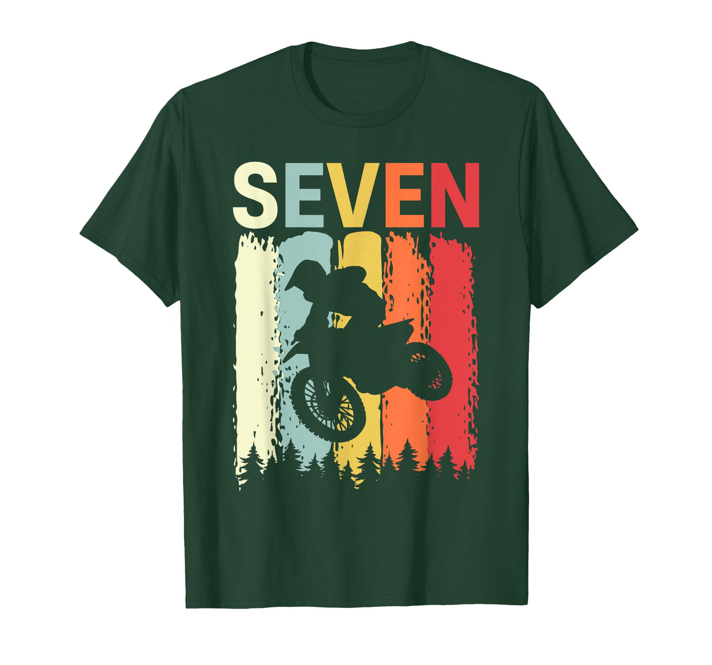 Motocross 7th Birthday Party MX Dirt Bike Birthday T-Shirt