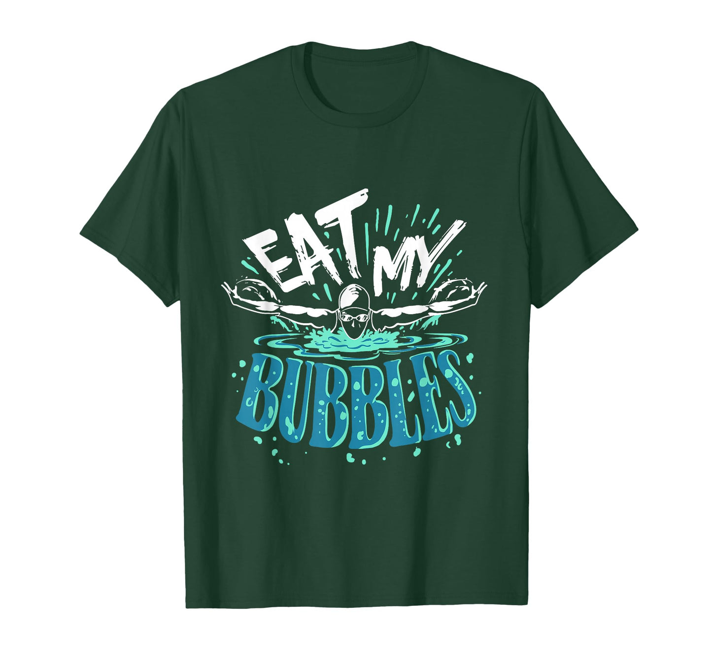 Funny Swimming Float Eat My Bubbles T-Shirt