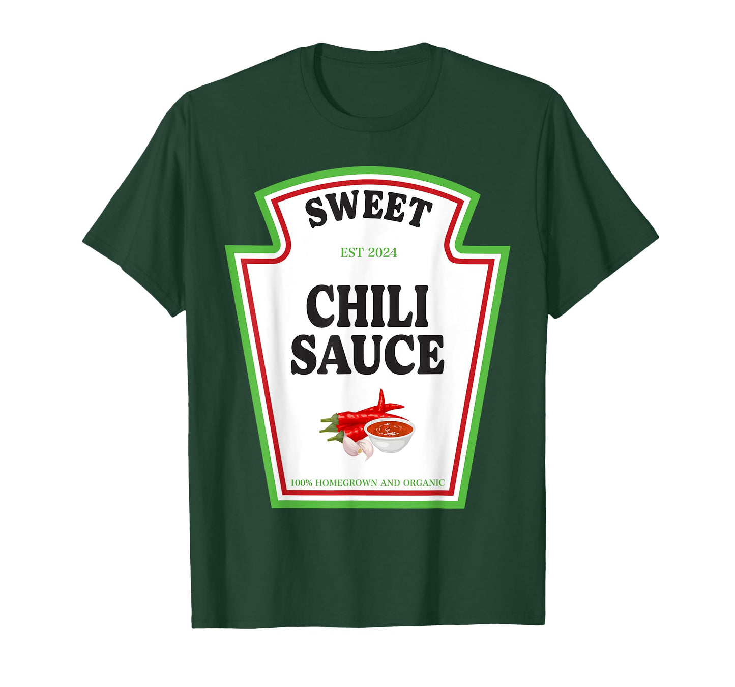 Sweet Chili Sauce Condiment Spice Costume Party Matching T-Shirt