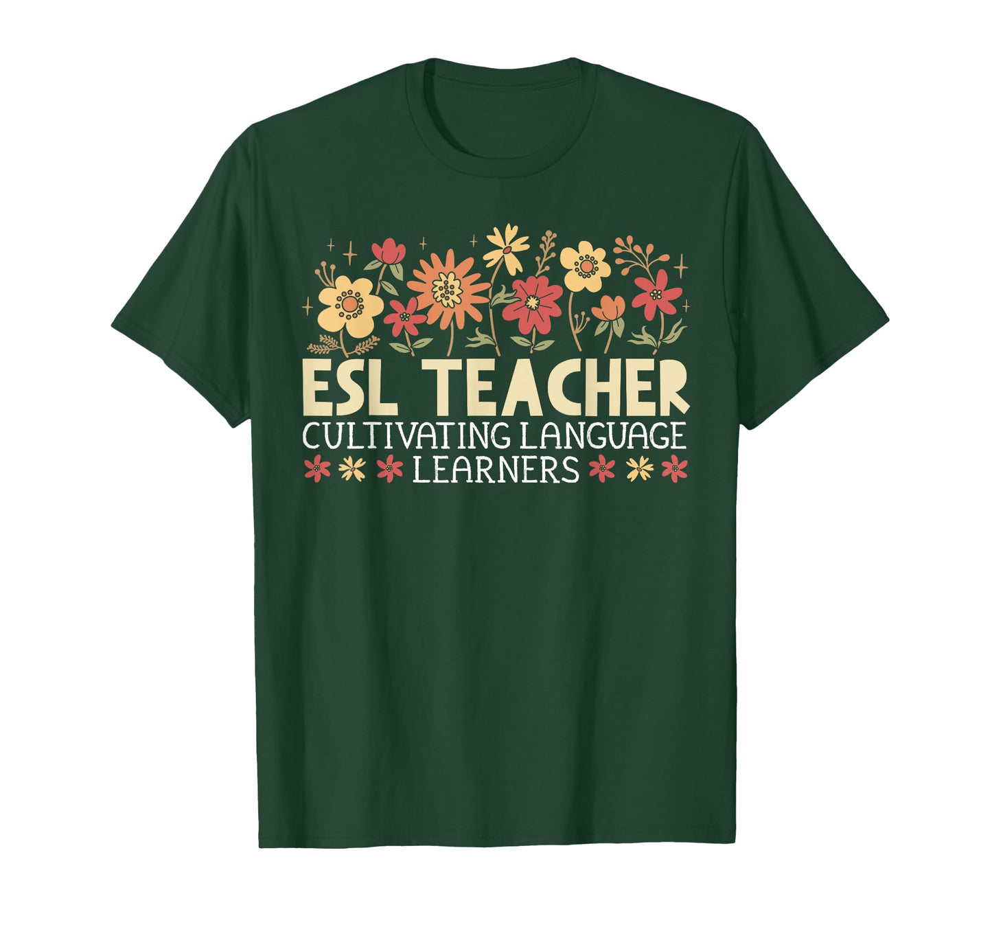 ESL Teacher English Second Language Virtual Online Class T-Shirt