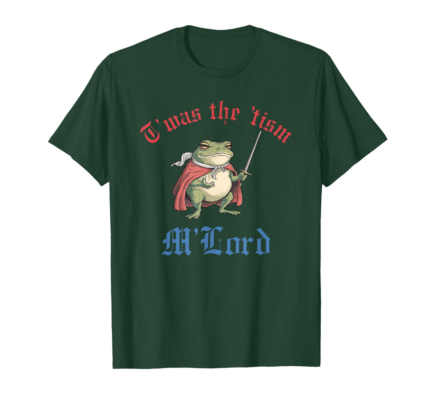 T'was the 'Tism M'Lord Frog Autism Vintage Design T-Shirt