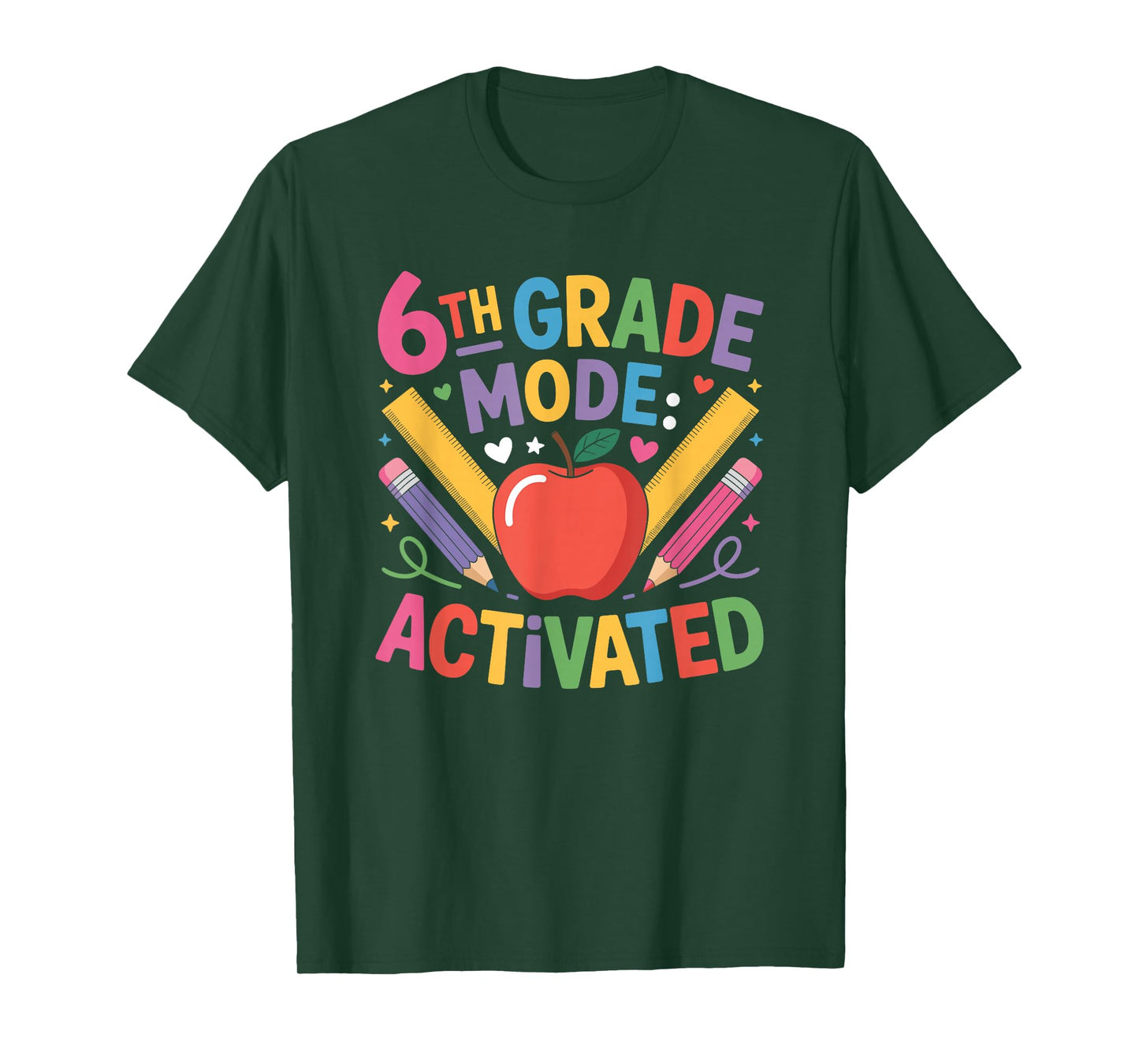 Sixth Grader Teacher Boys Girls, 6Th Grade Mode Activated T-Shirt