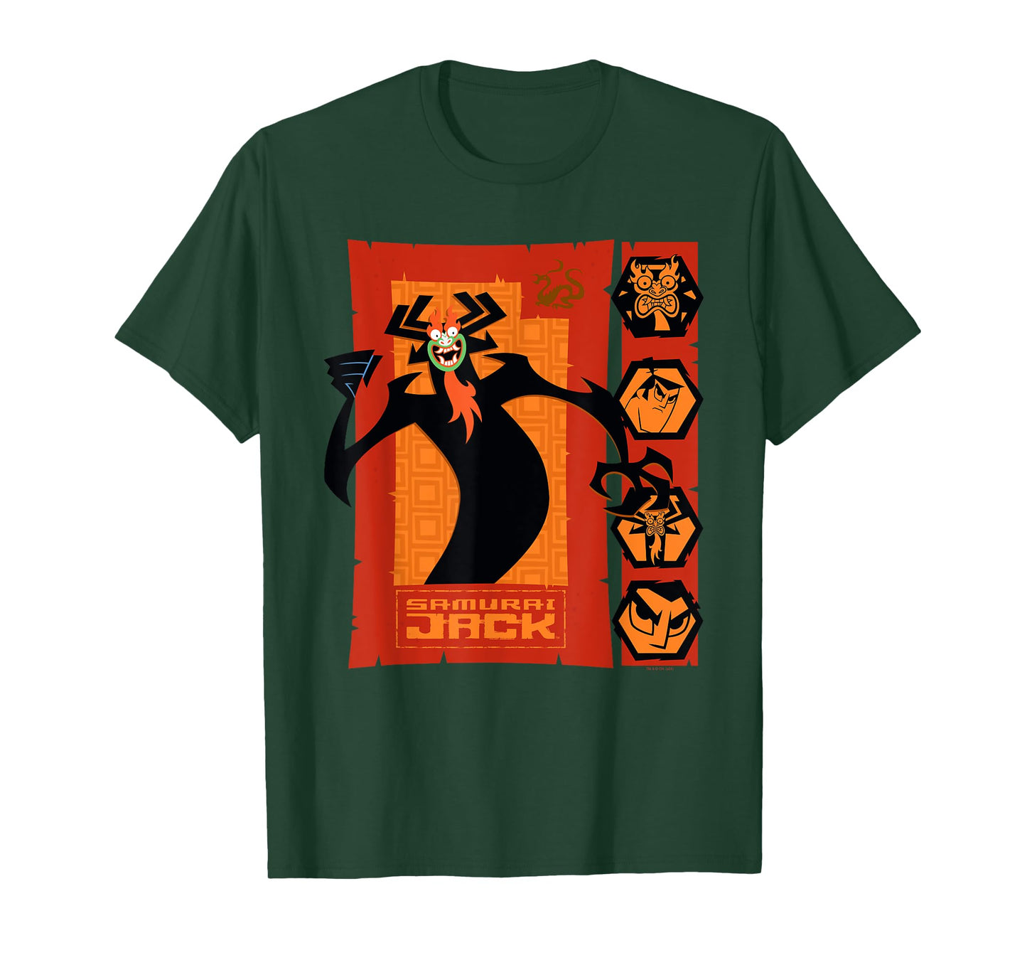 Ripple Junction x Samurai Jack Aku Close-Up Moods Cartoon T-Shirt